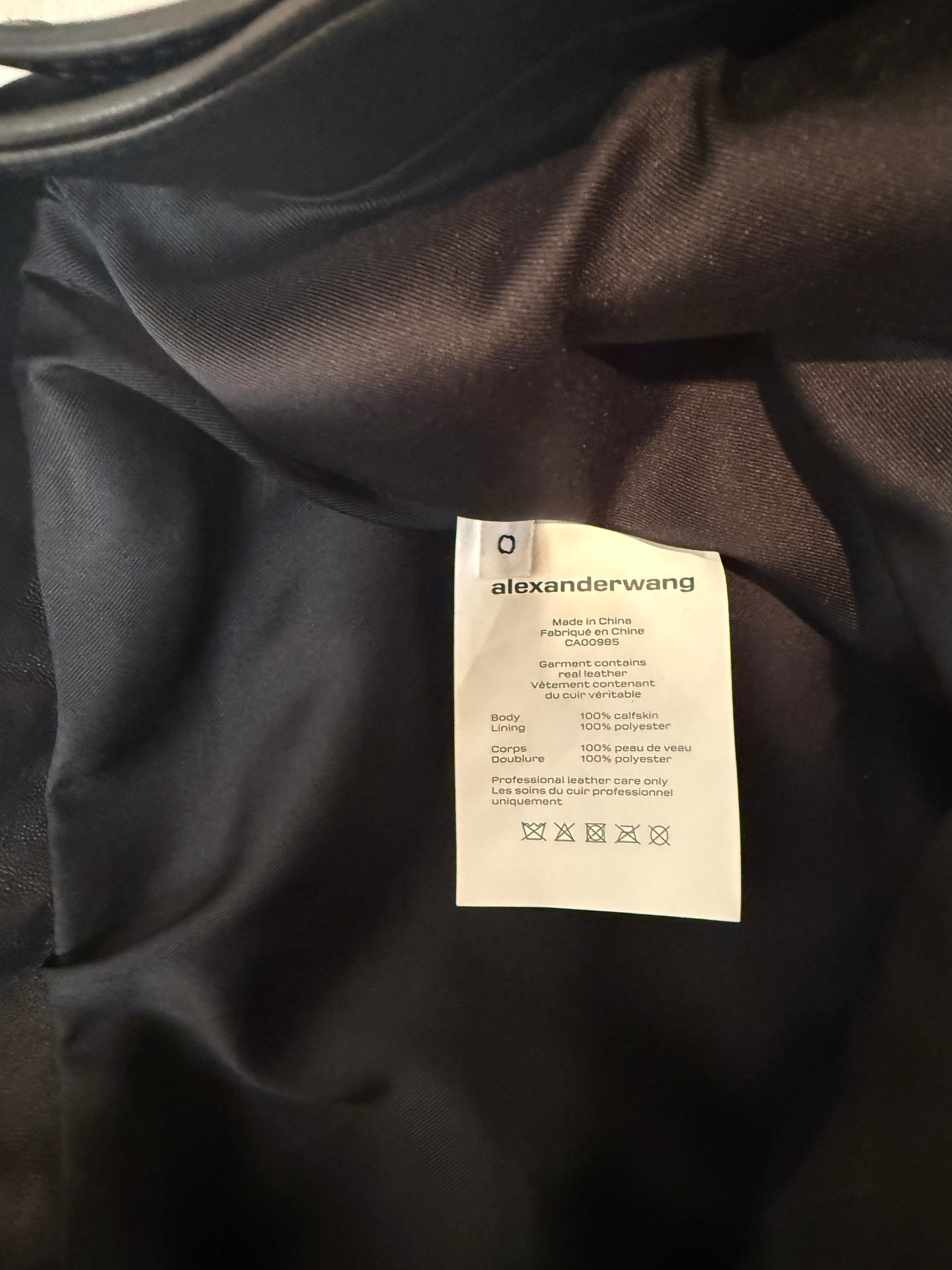 Alexander Wang Biker Puffer Jacket