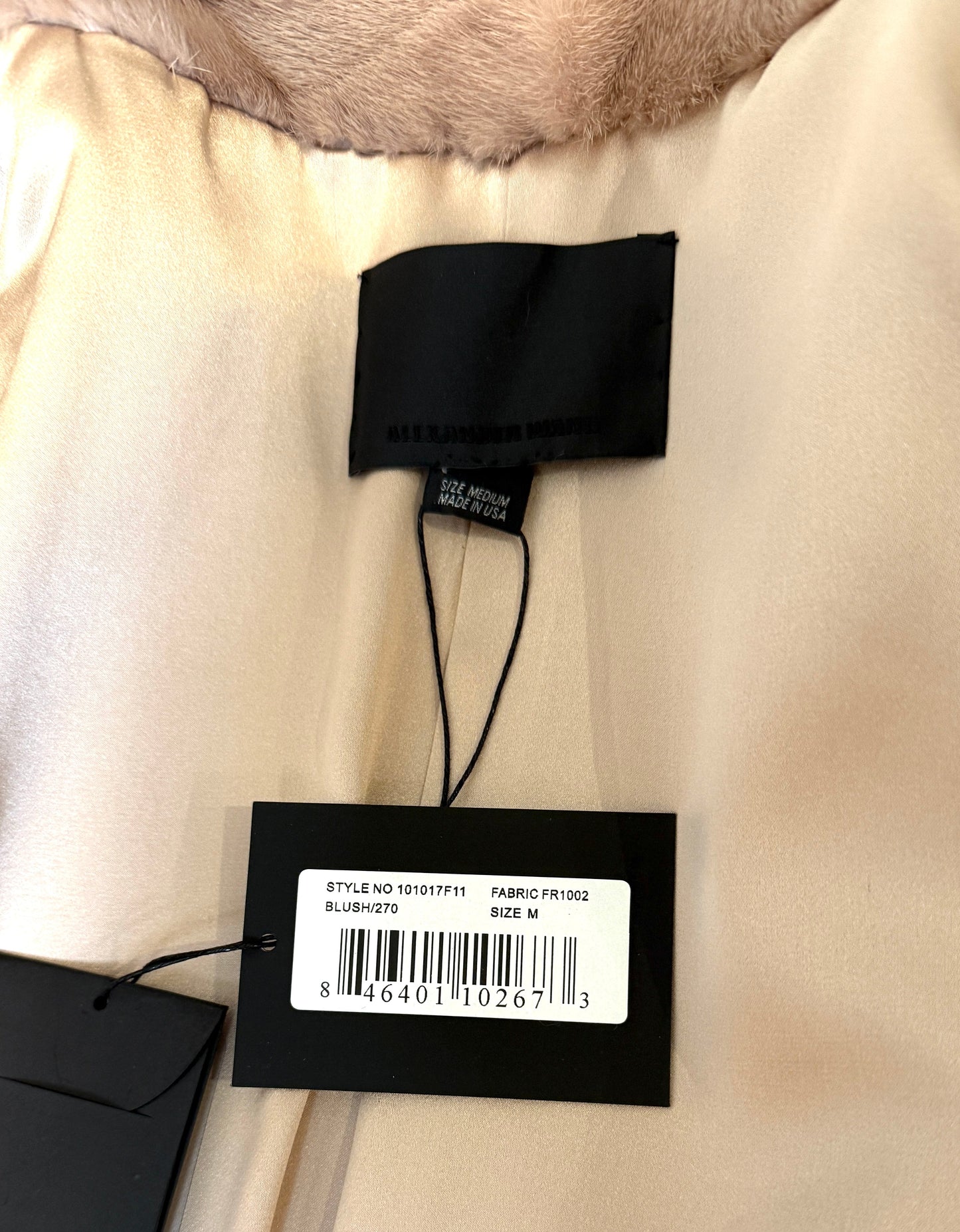 Alexander Wang Blush Fur Coat