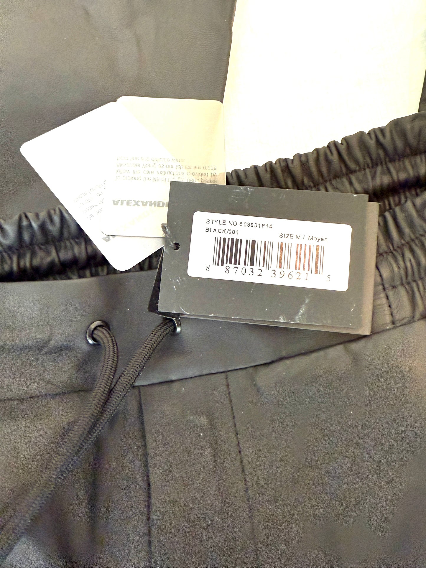 Alexander Wang Leather Joggers