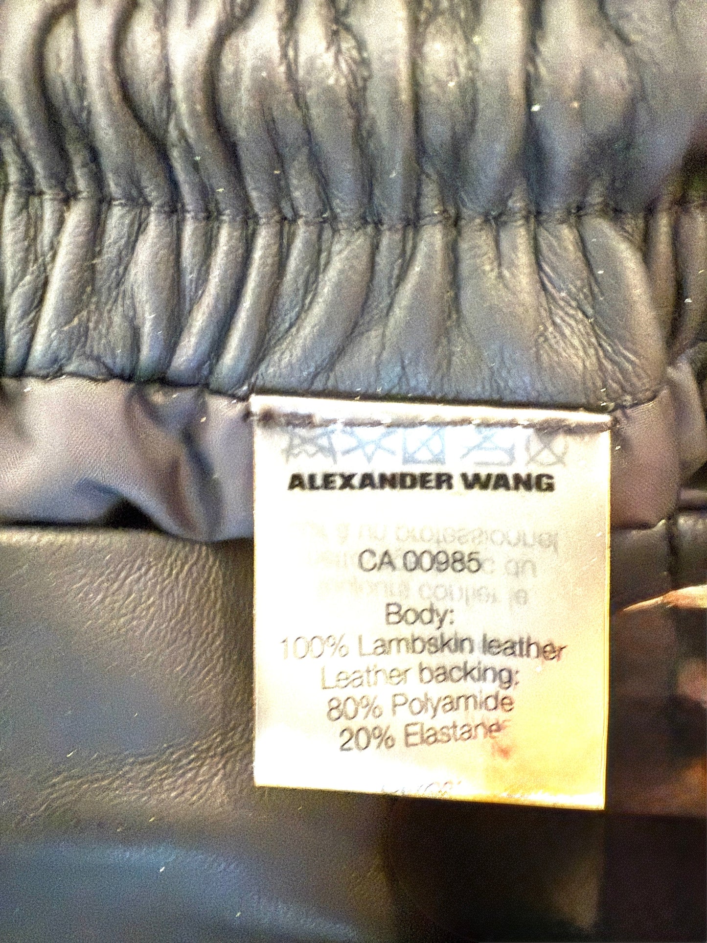 Alexander Wang Leather Joggers