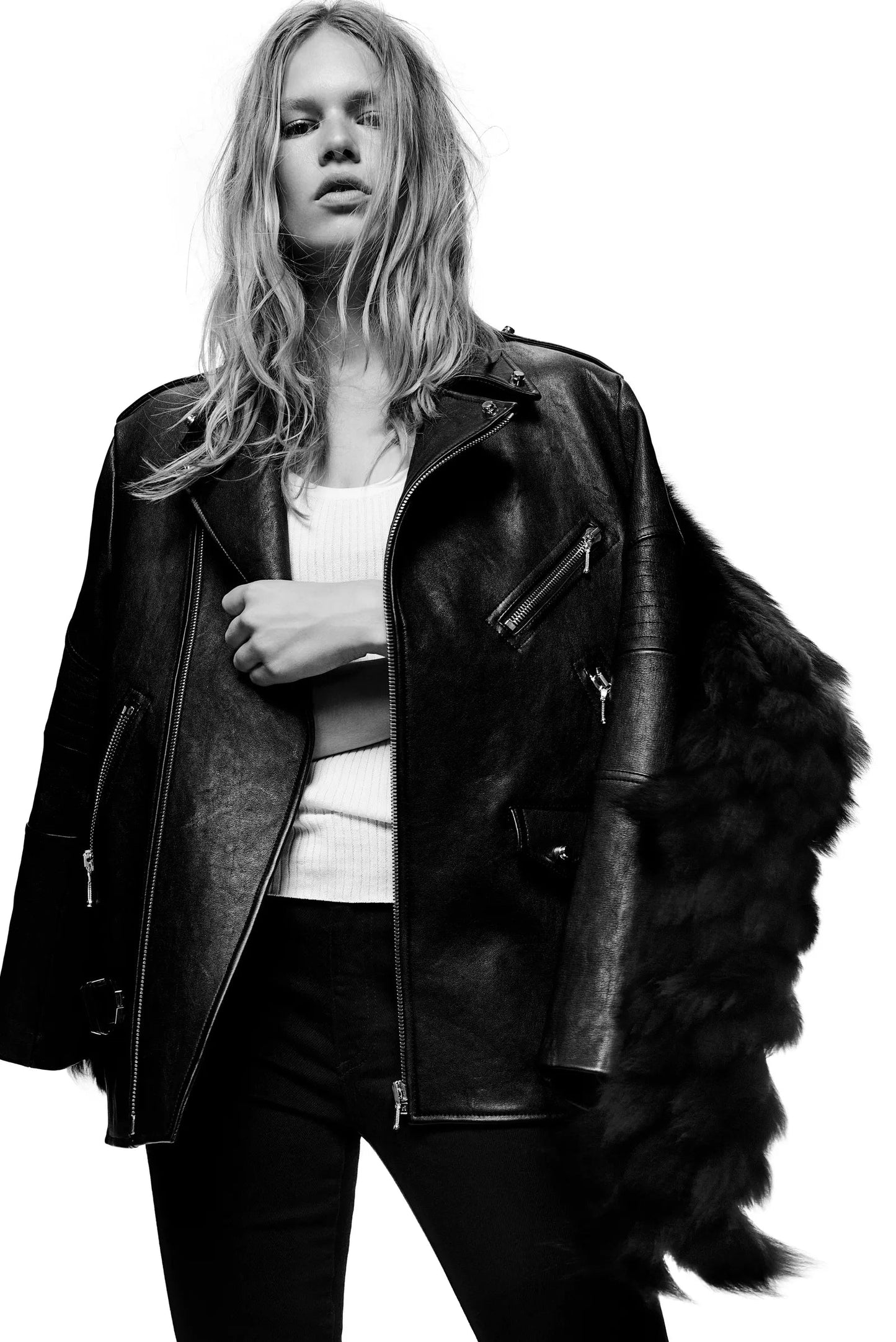 Alexander Wang Moto Leather 10th Anniversary Jacket