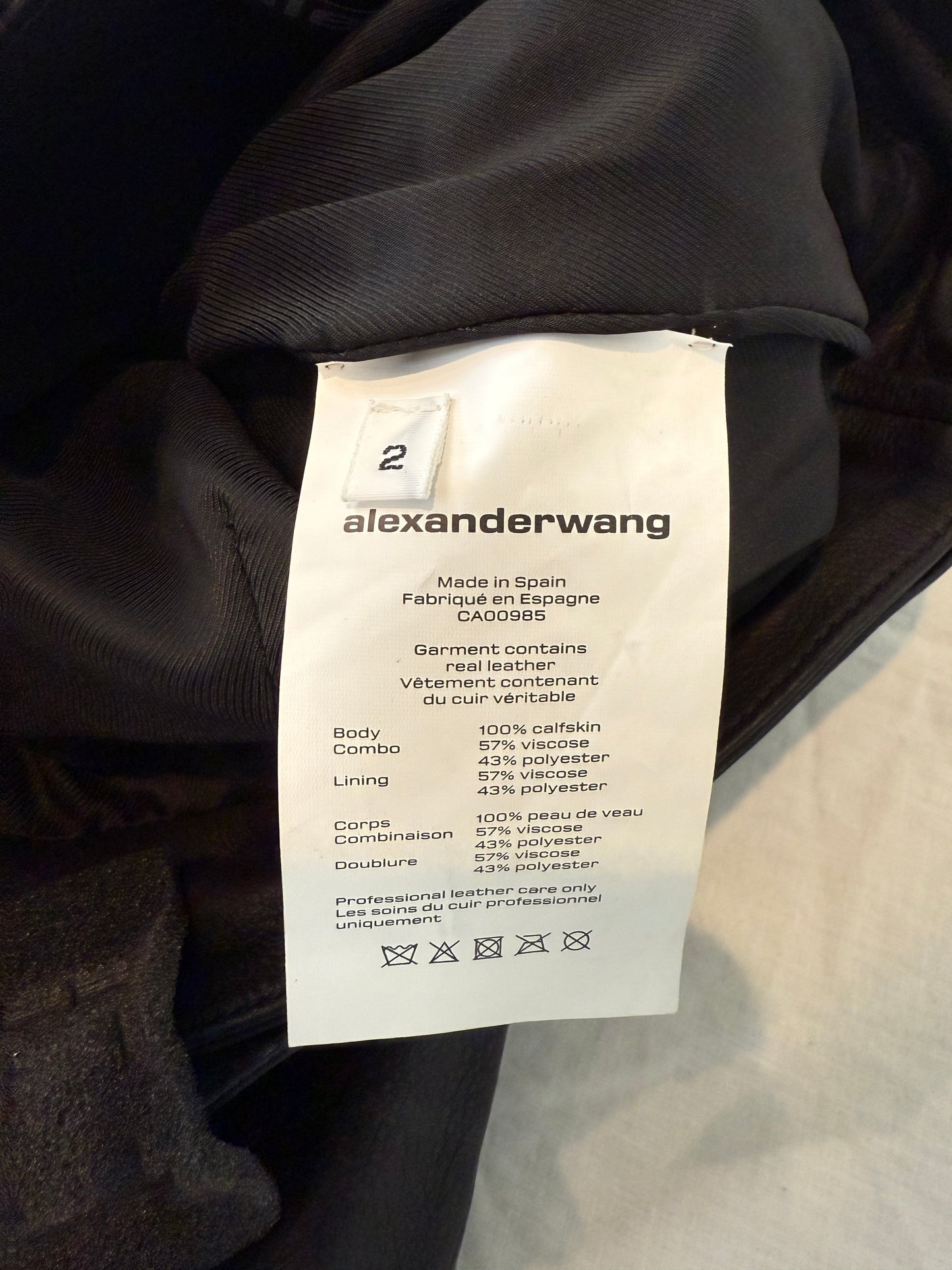 Alexander Wang Moto Pant With Studded Belt Loops