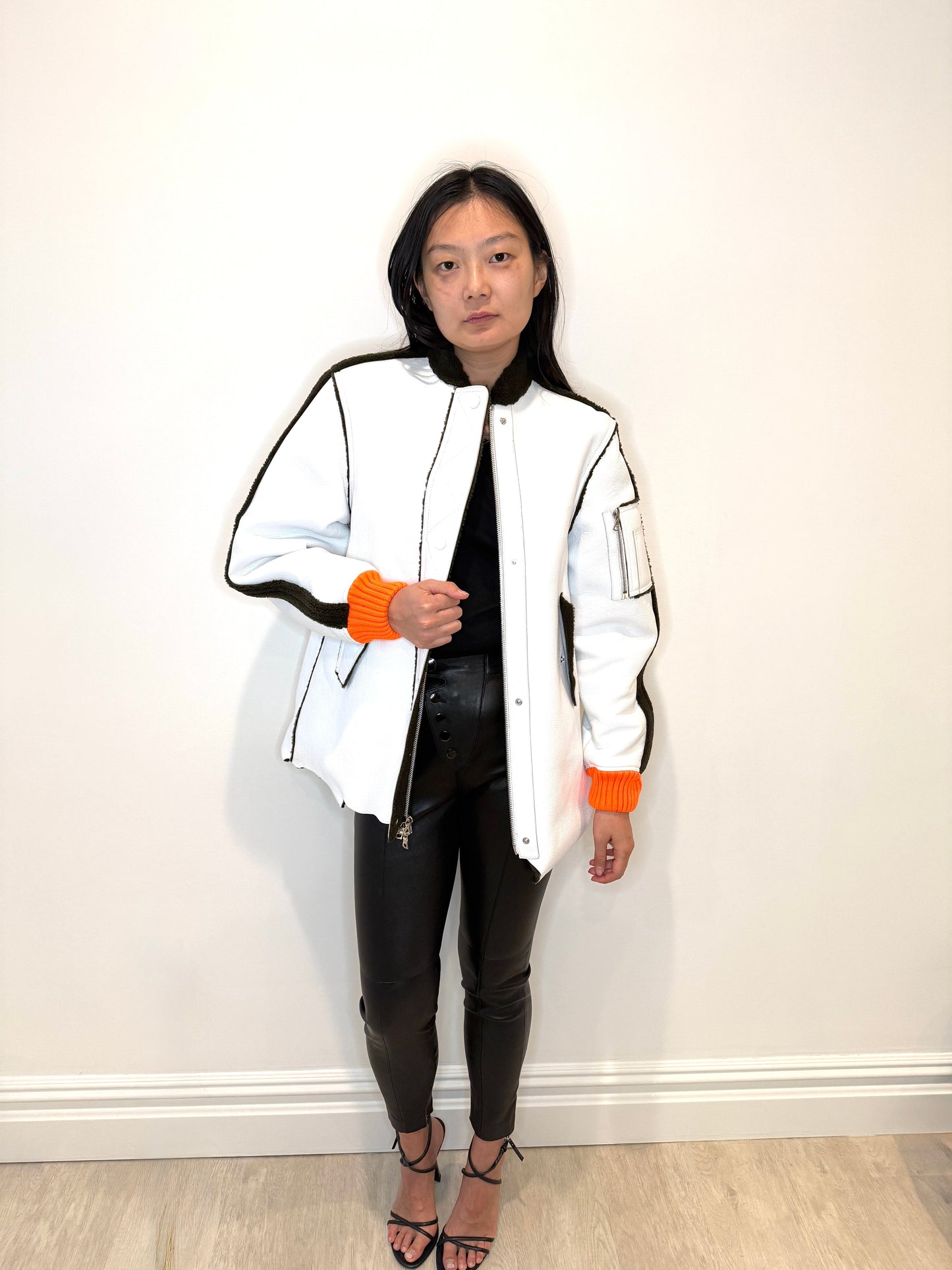 Alexander Wang White Silica Jacket