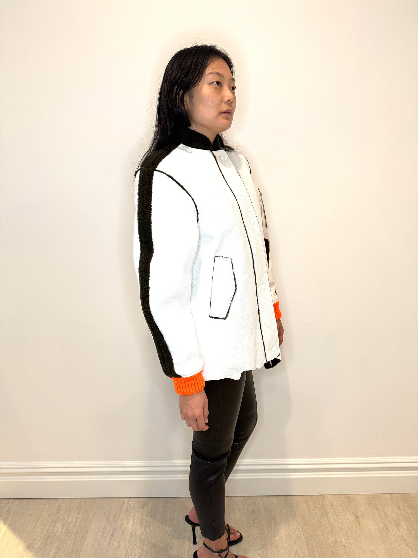 Alexander Wang White Silica Jacket