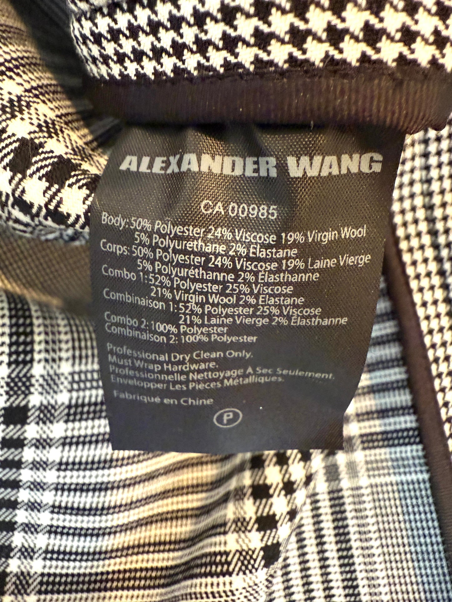 Alexander Wang Silver Fringe Jacket