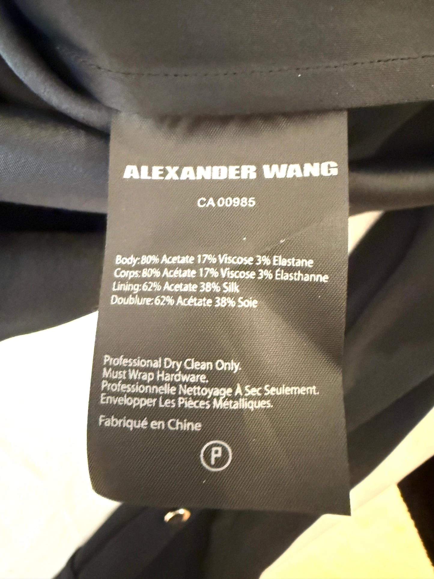 Alexander Wang Zipper Shoulder Pullover Dress