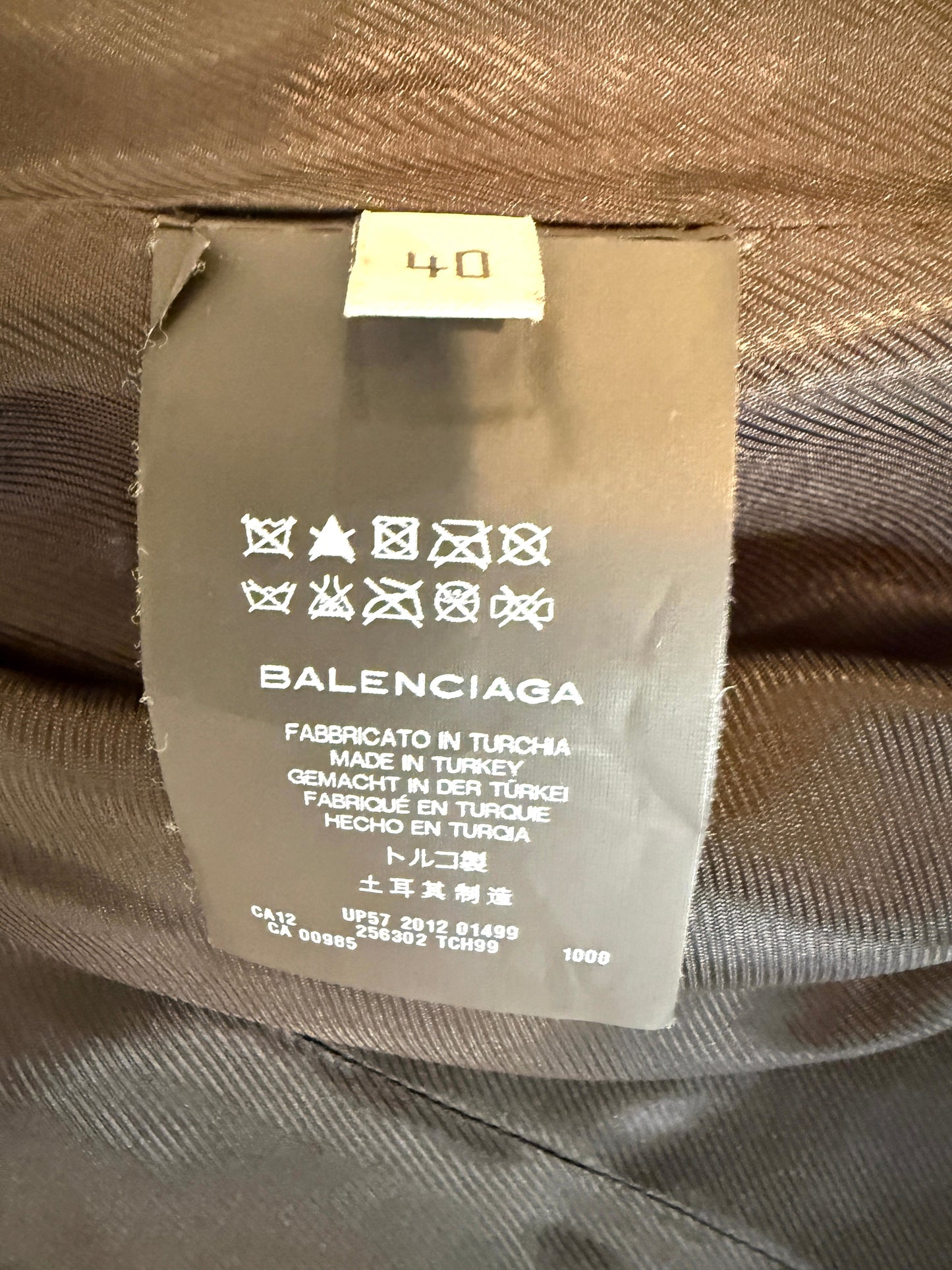Balenciaga Leather Biker Jacket