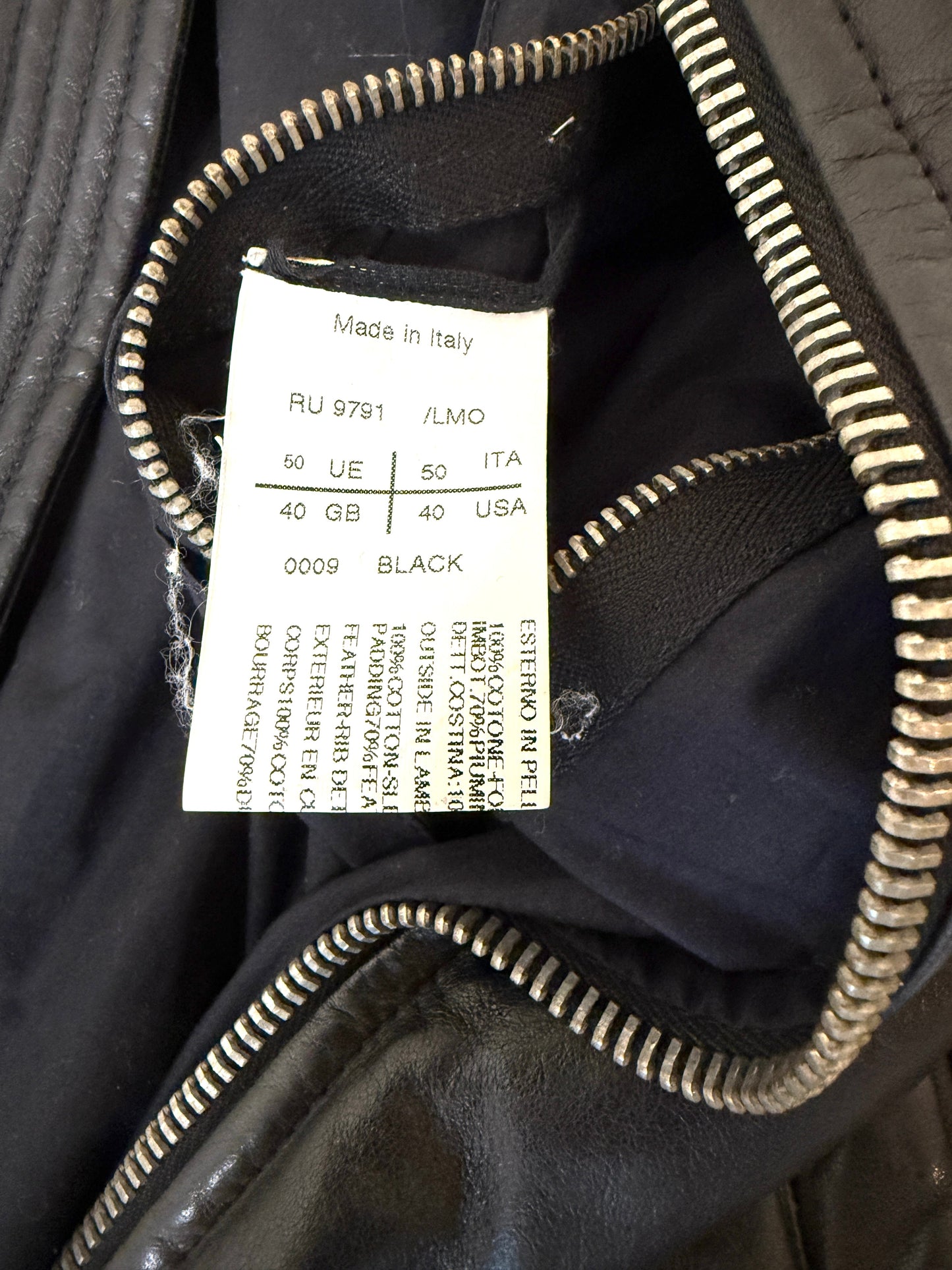 Rick Owens Puffed Leather Jacket