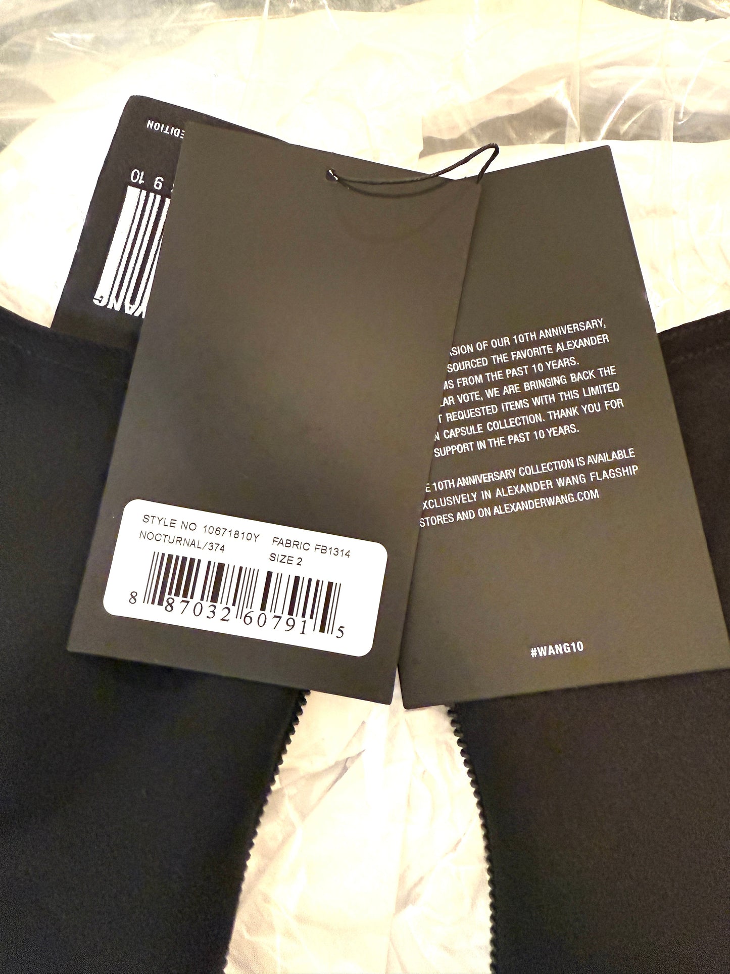 Alexander Wang 10th Anniversary Shoulder Strap Dress