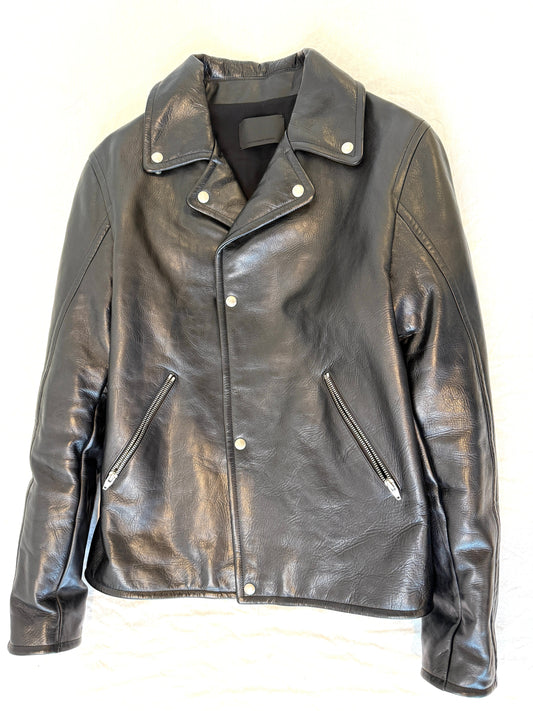 Alexander Wang Biker Jacket, 100% cowhide leather, classic moto silhouette, excellent condition.