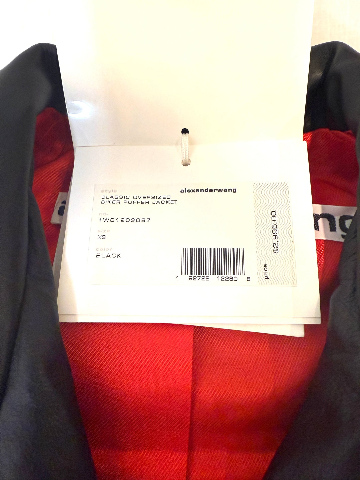 Alexander Wang Biker Puffer Jacket