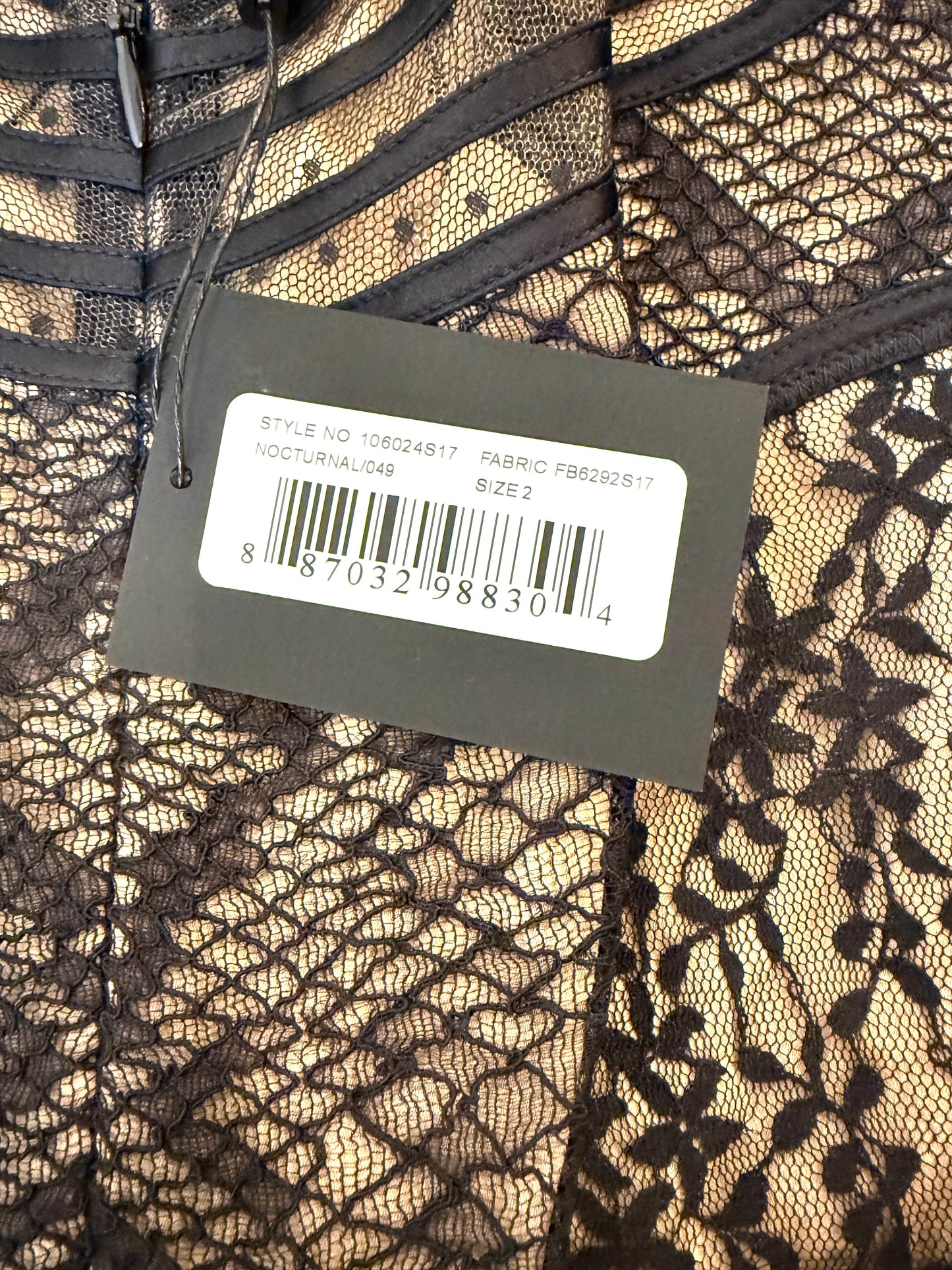 Alexander Wang Black Lace Dress