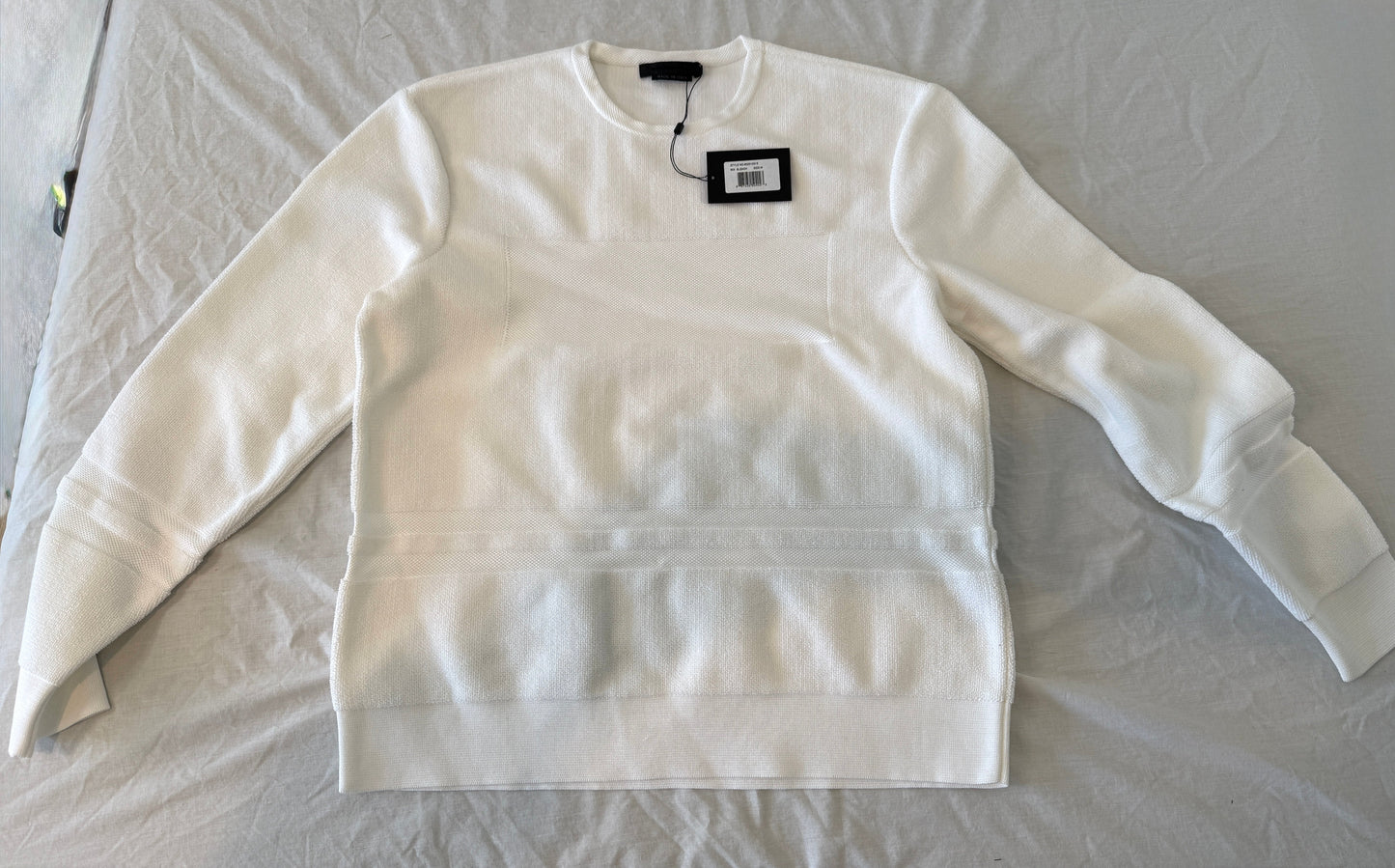 Alexander Wang Bleach Sweater in 100% cotton from the men’s Spring 2015 collection, featuring a bold bleached design.