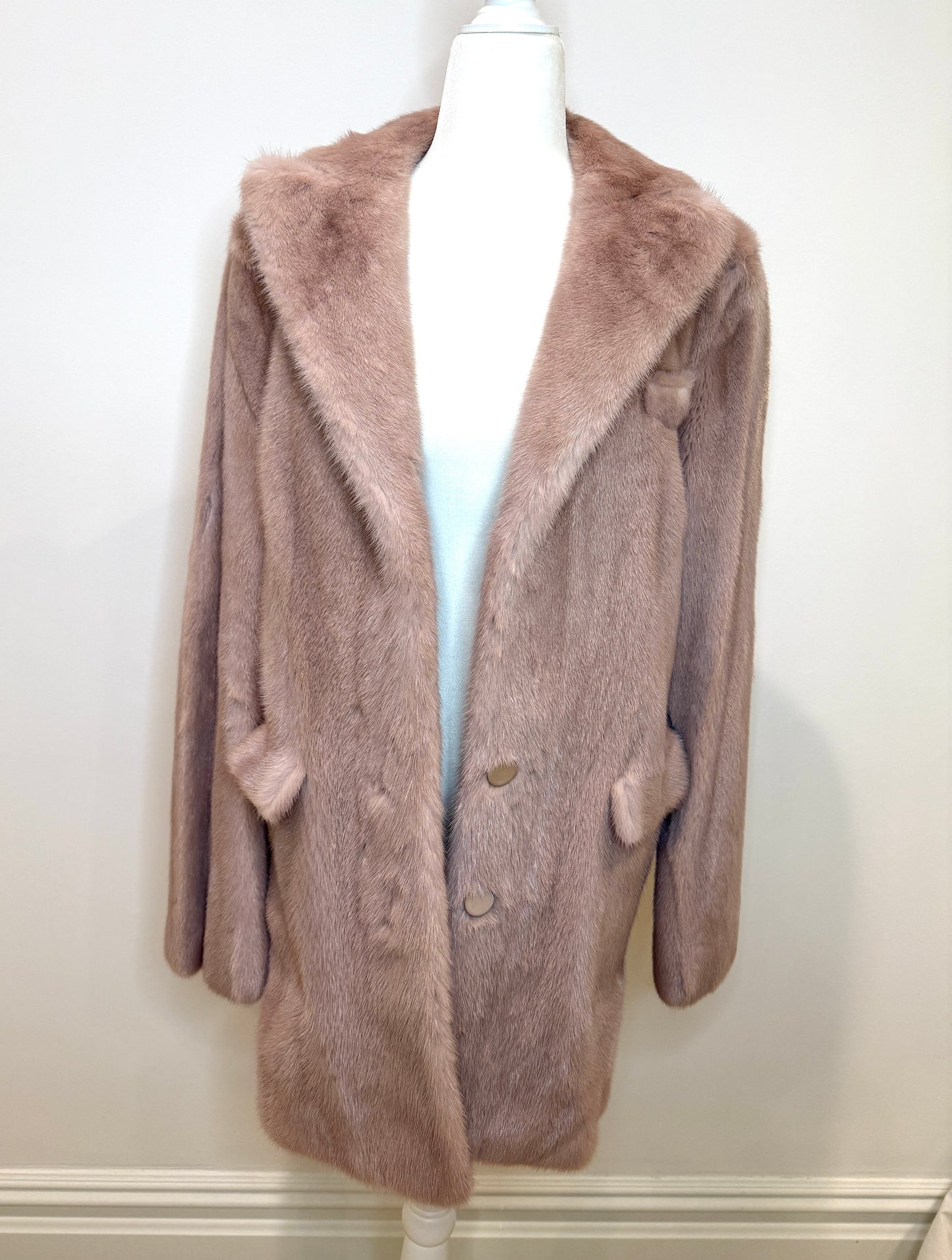 Alexander Wang Blush Fur Coat