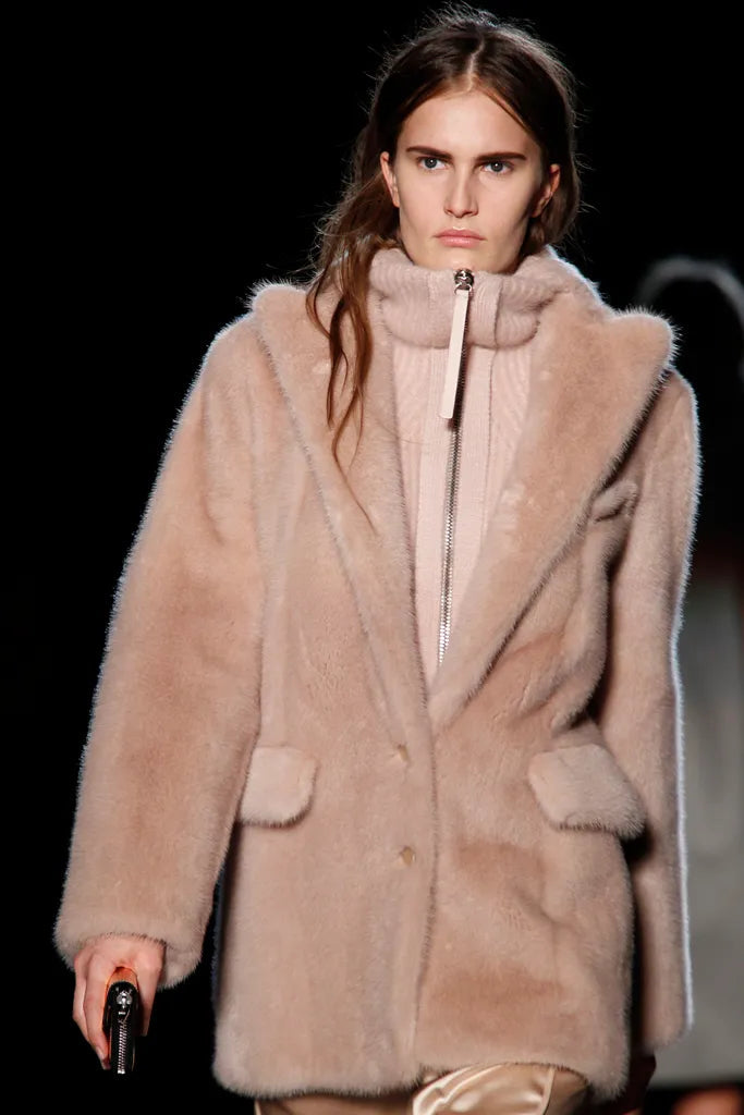 Alexander Wang Blush Fur Coat