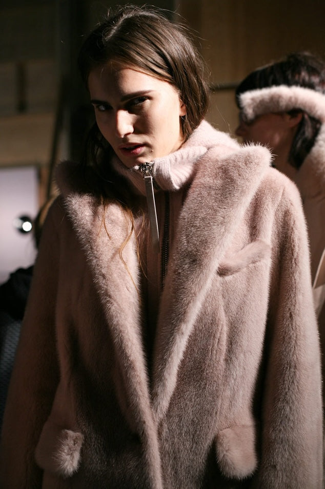 Alexander Wang Blush Fur Coat