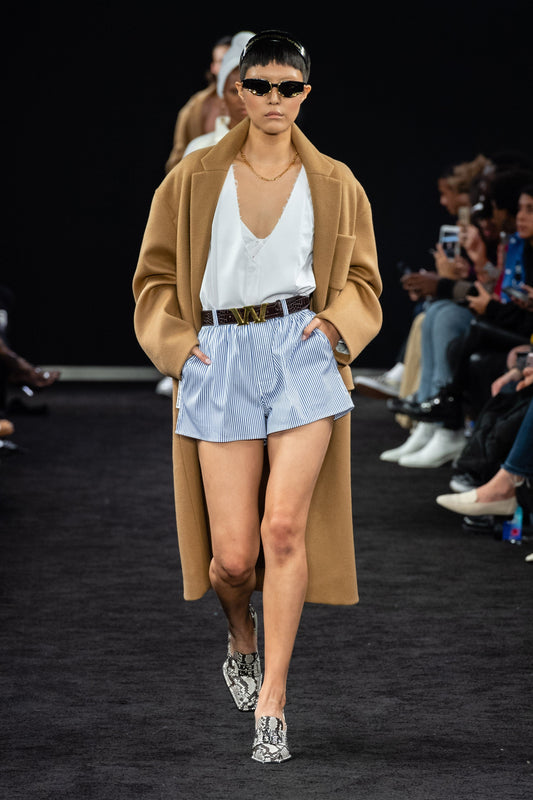 Alexander Wang Camel Overcoat, Women's Fall 2019 Collection, 100% wool, tailored fit, excellent condition.