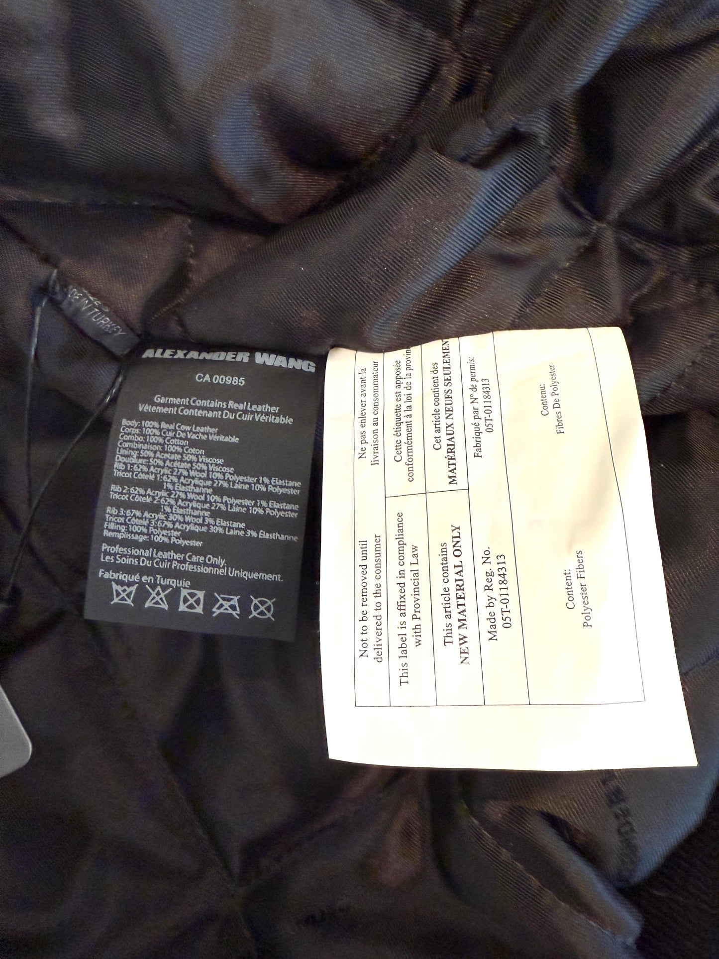 Alexander Wang Classic Black Jacket