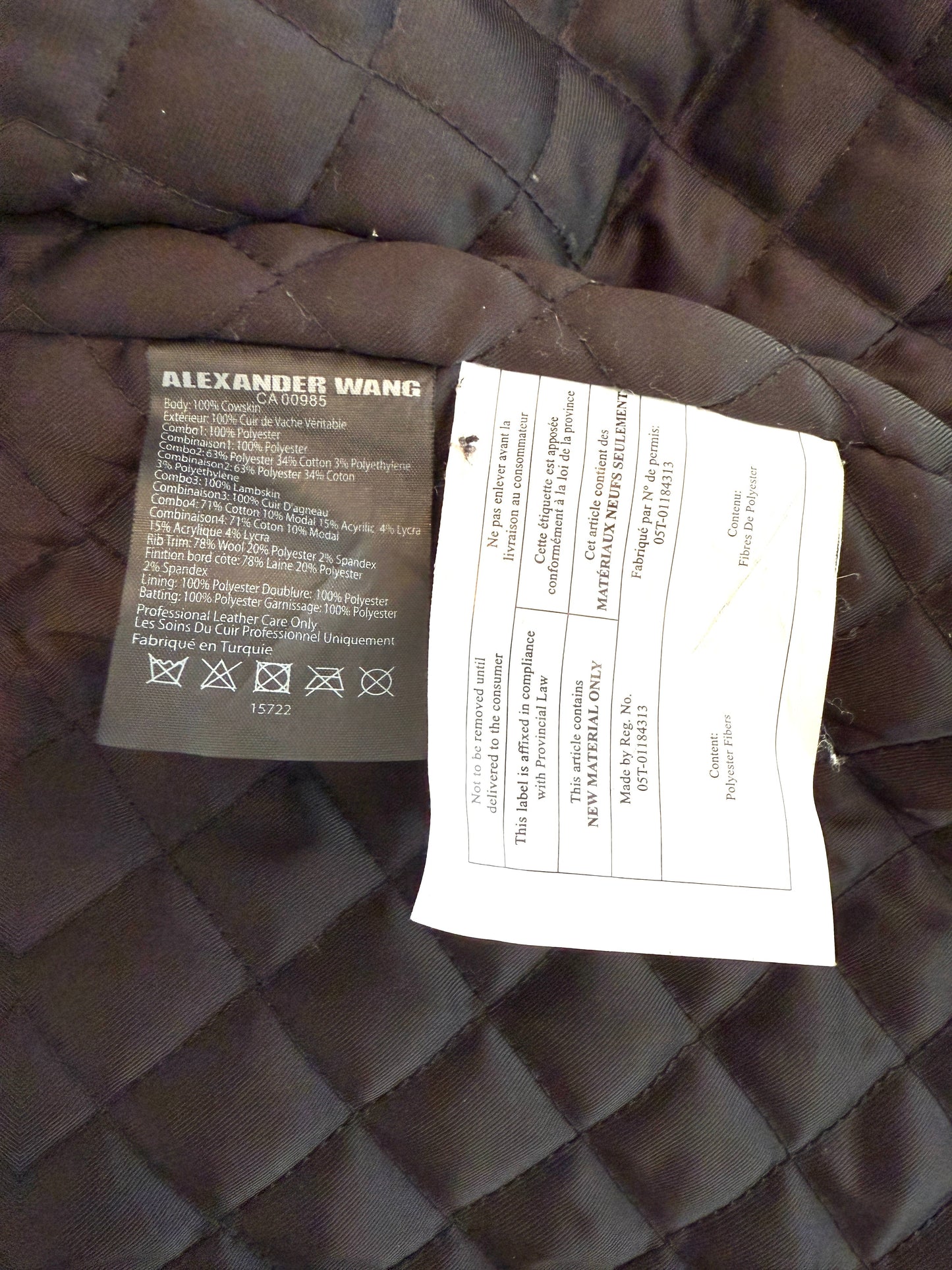 Alexander Wang Corduroy Collar Jacket