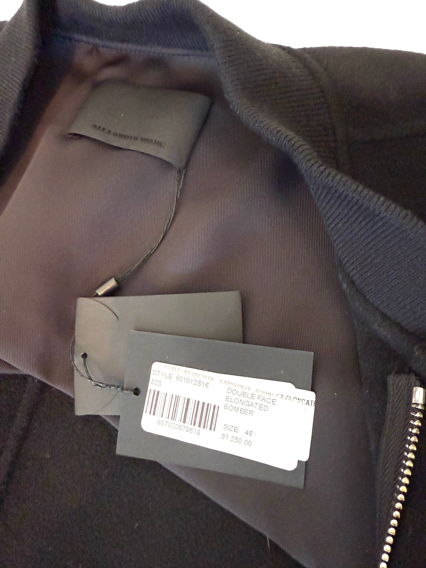 Alexander Wang Double Face Elongated Bomber