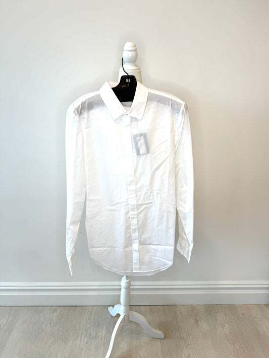 Alexander Wang Dressed Up Slim Shirt, 100% cotton, white button-down from Men's Fall 2016 Collection, brand new with tags.