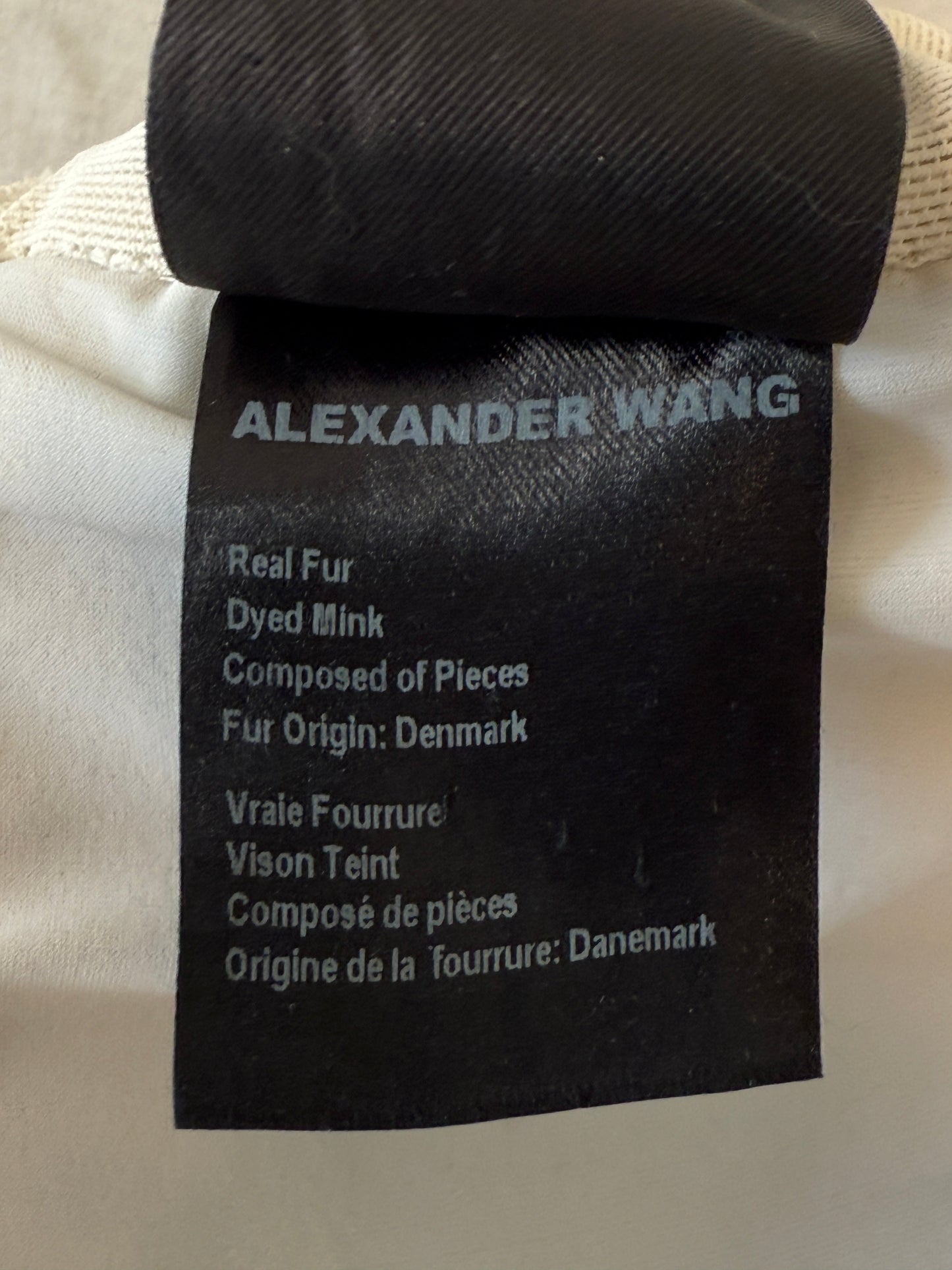 Alexander Wang x Brittany Lauren Levenson Fur Sport Top