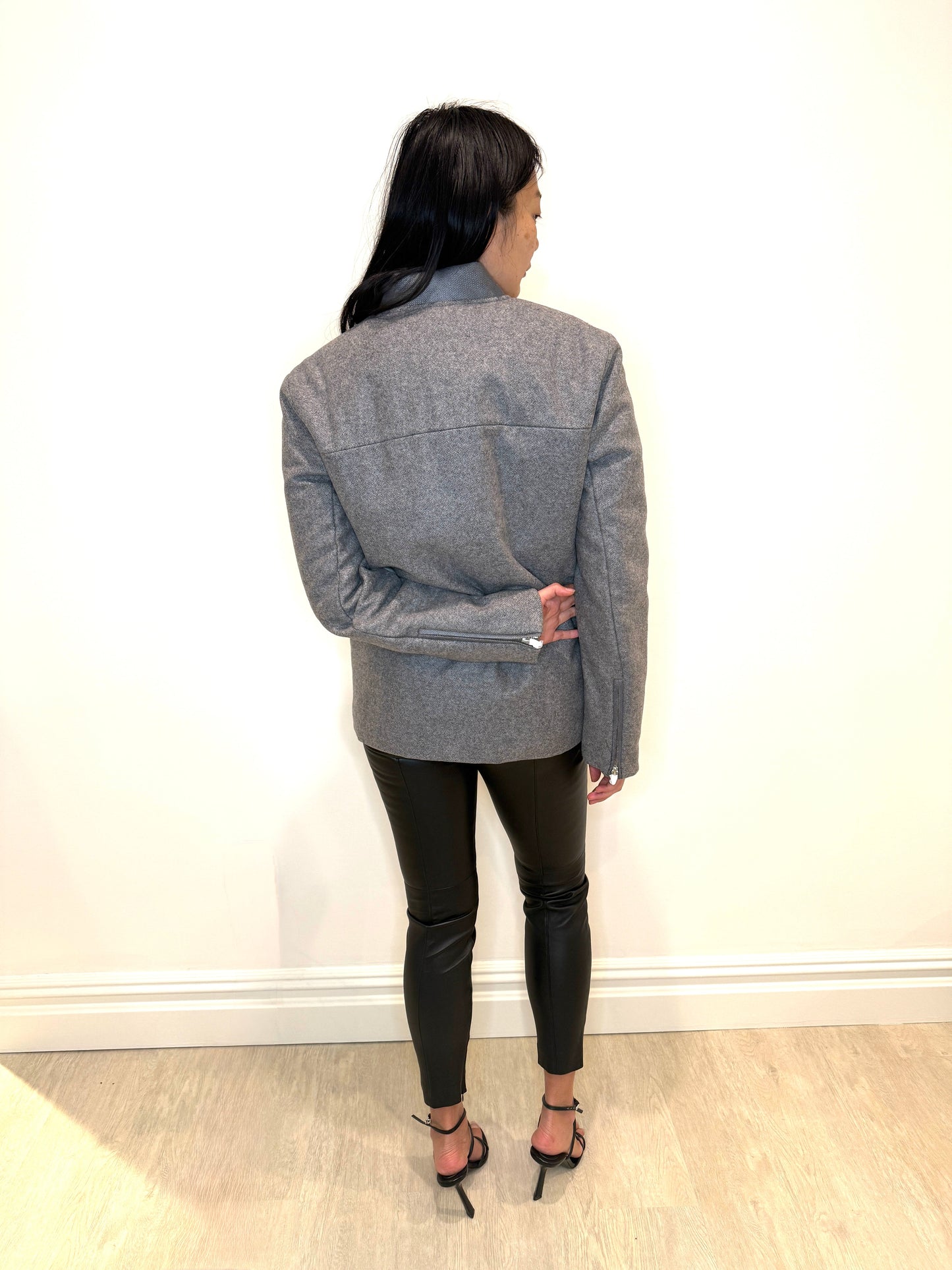 Alexander Wang Heather Grey Jacket