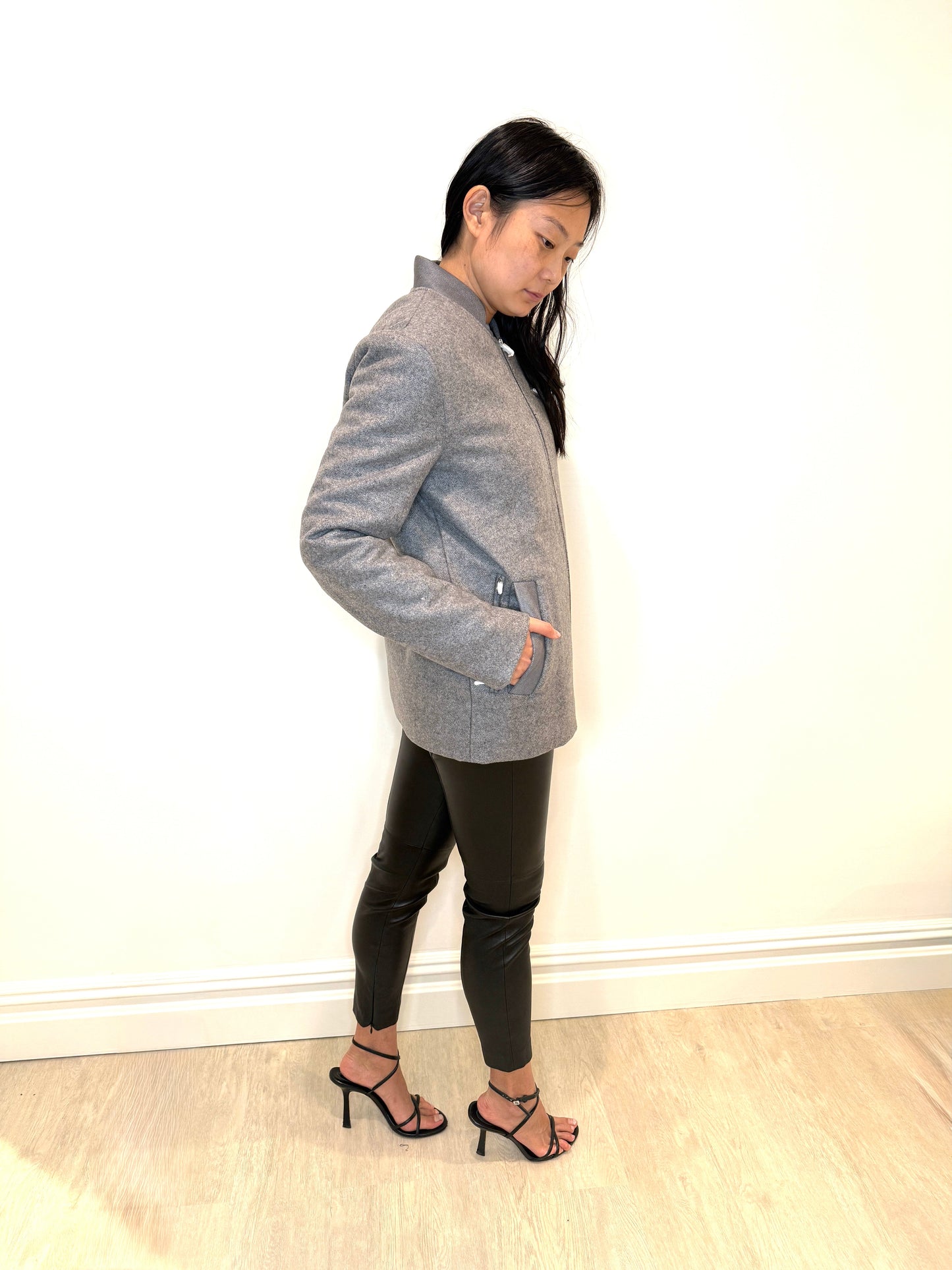 Alexander Wang Heather Grey Jacket