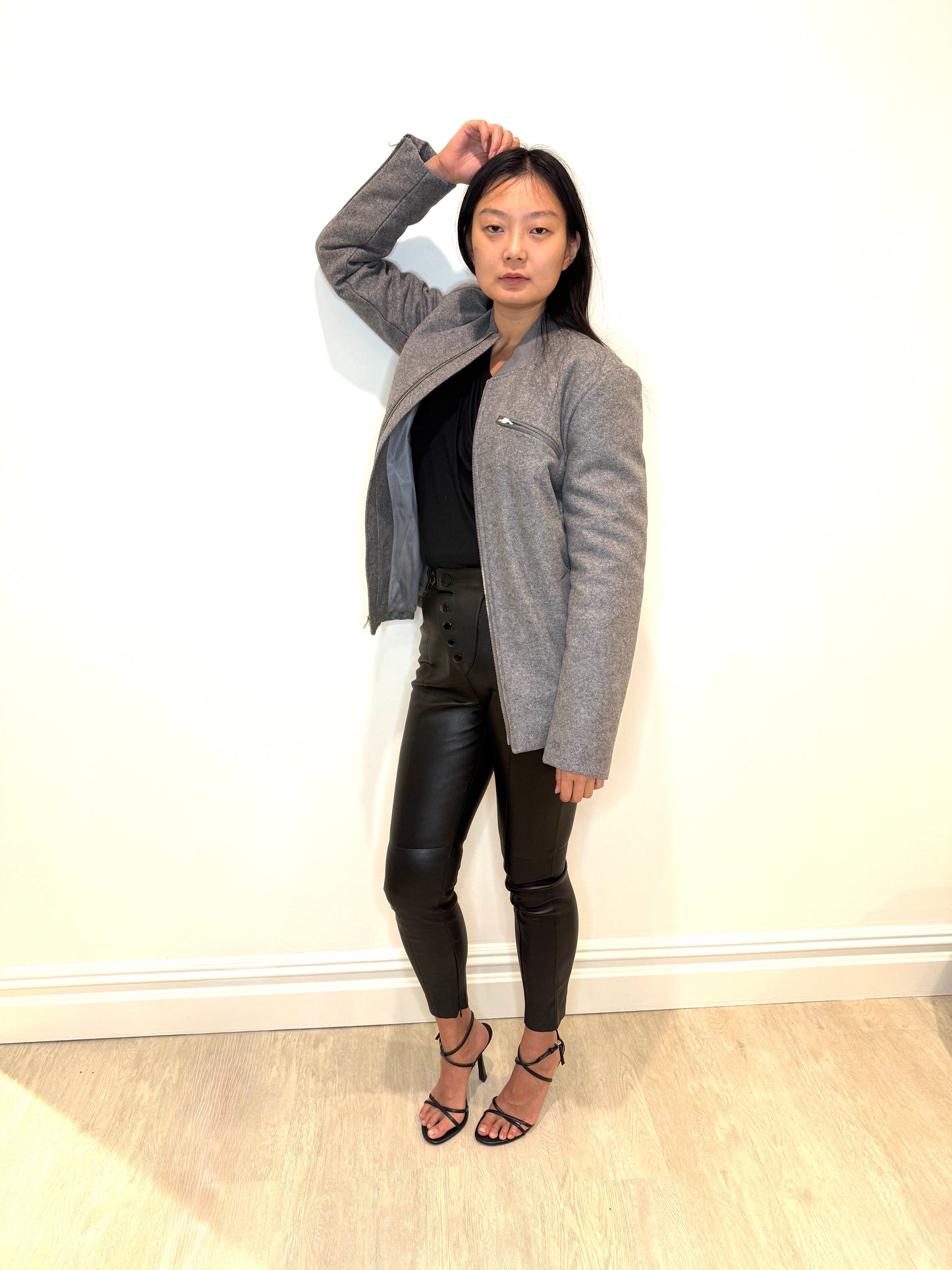 Alexander Wang Heather Grey Jacket