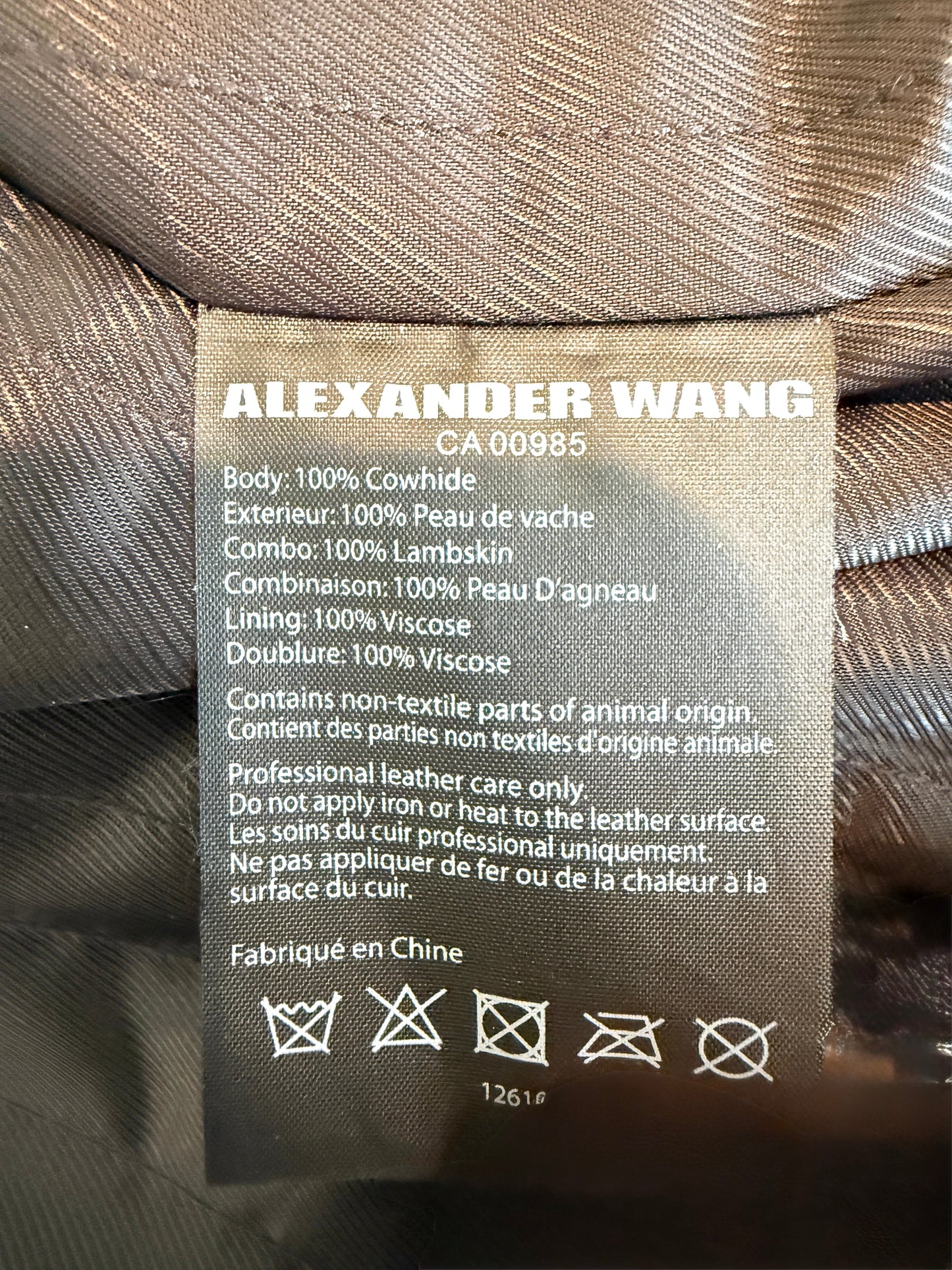 Alexander Wang Jet Leather Jacket