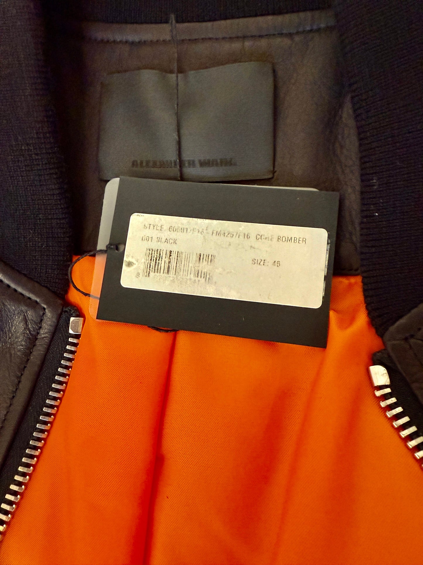 Alexander Wang Leather Bomber