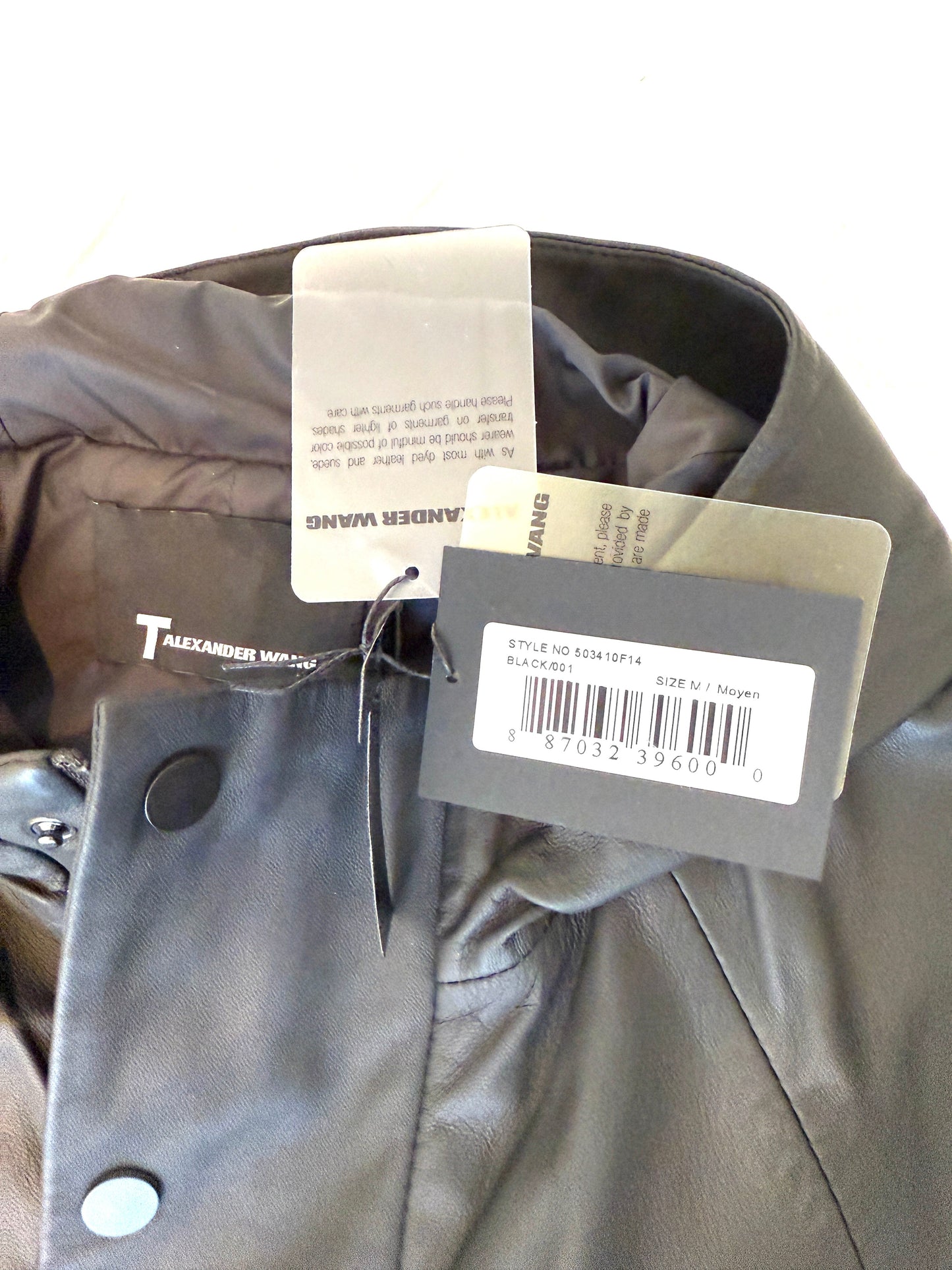 Alexander Wang Leather Hoodie