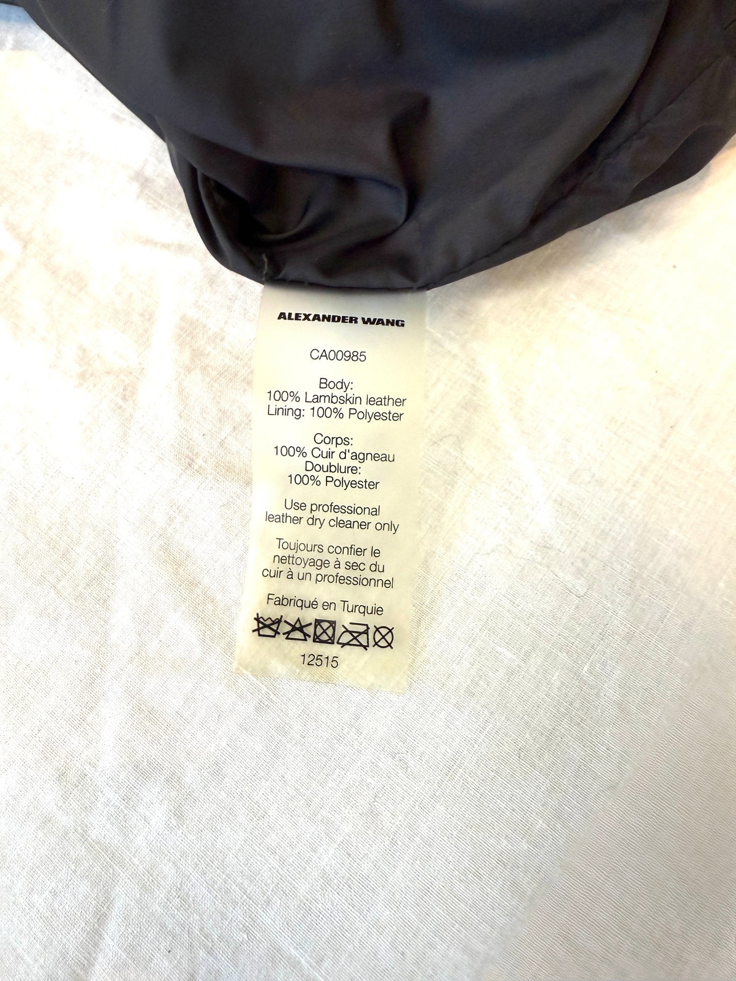 Alexander Wang Leather Hoodie