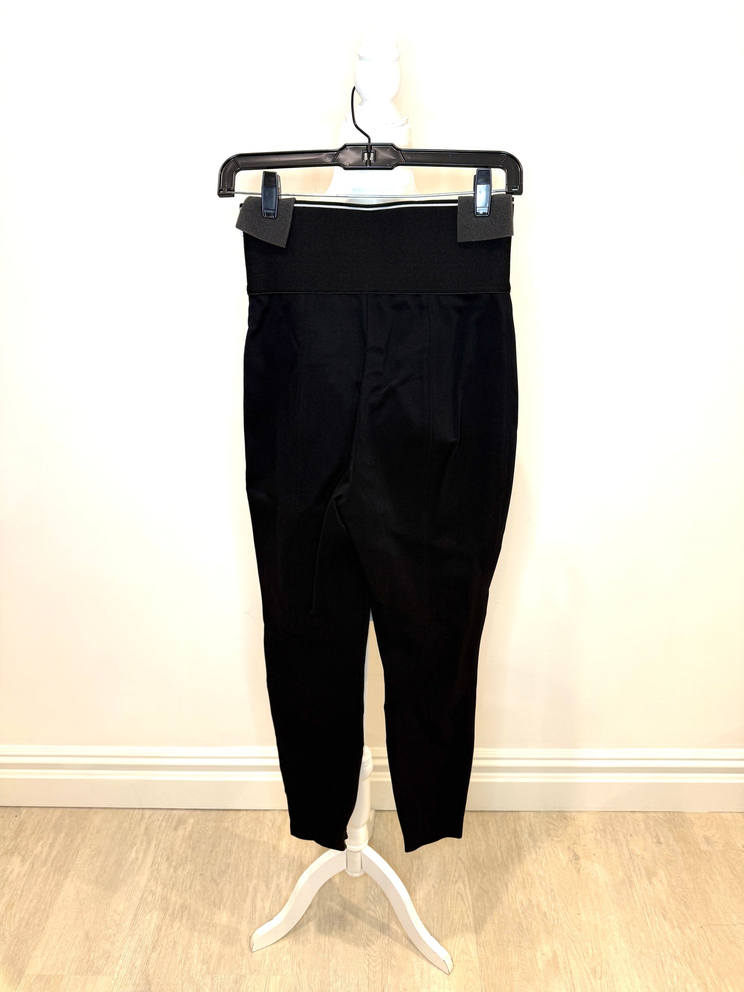 Alexander Wang Legging with Exposed Zipper and Elastic Logo