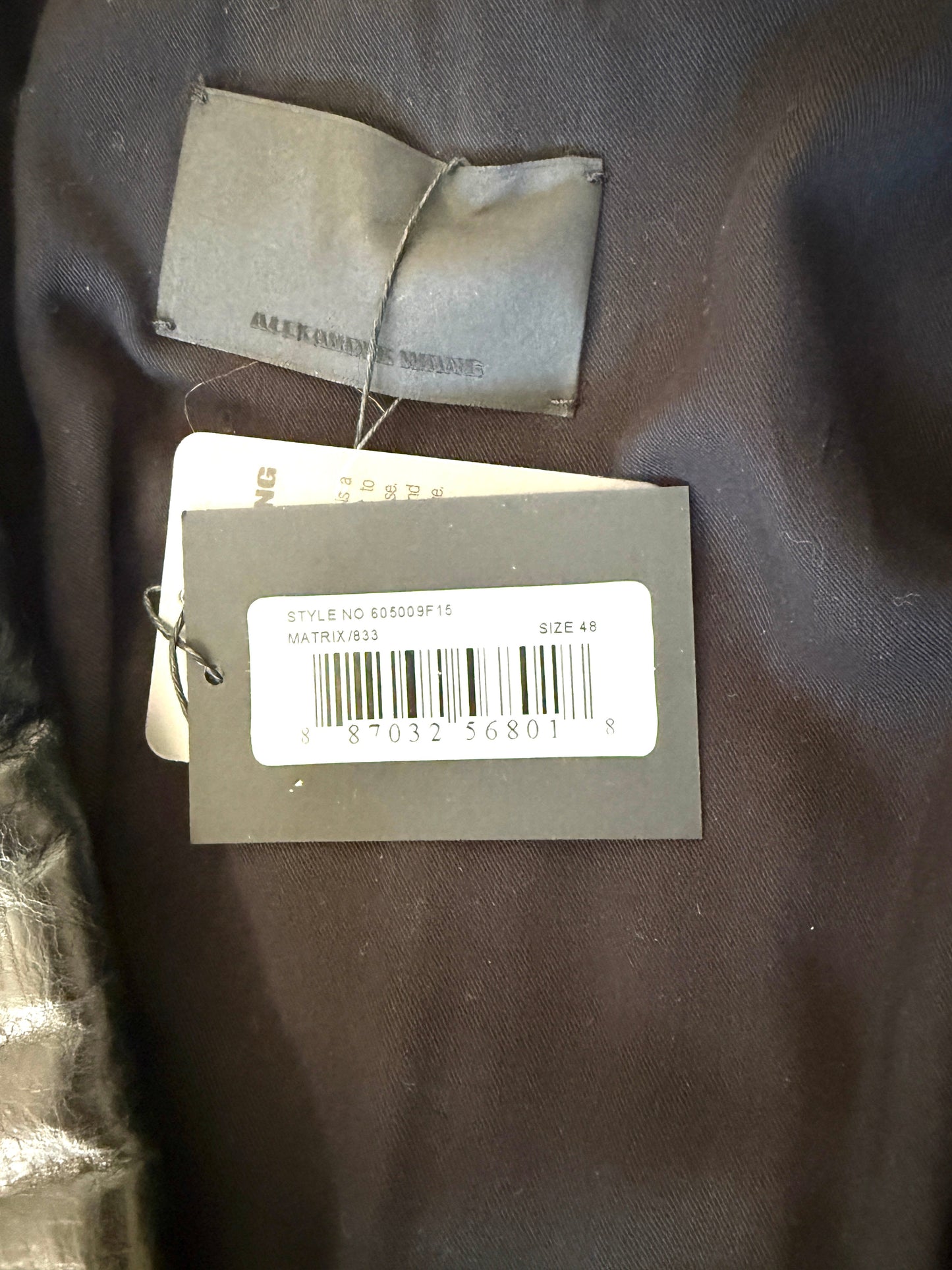 Alexander Wang Matrix Leather Jacket