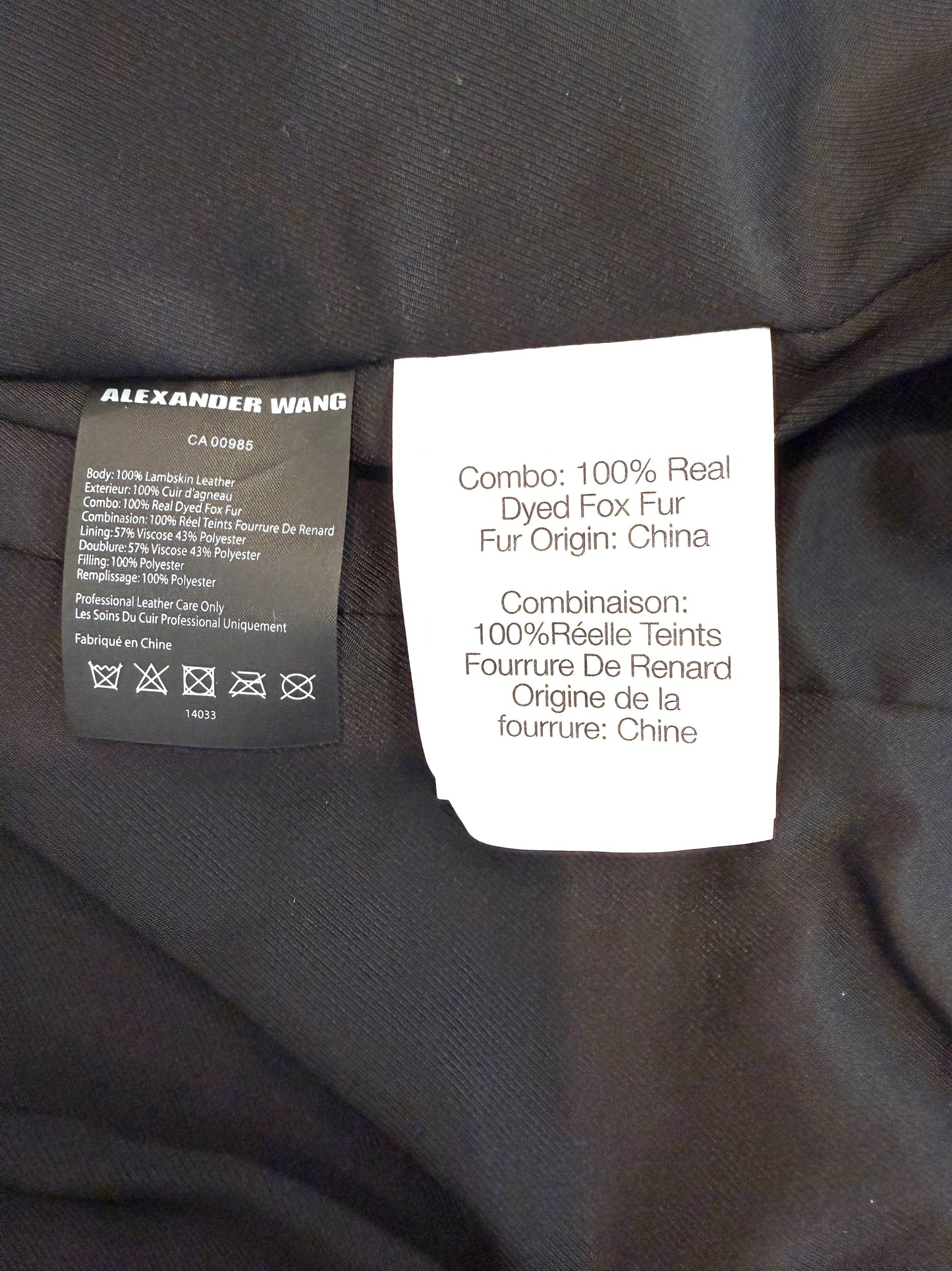 Alexander Wang Moto Leather 10th Anniversary Jacket