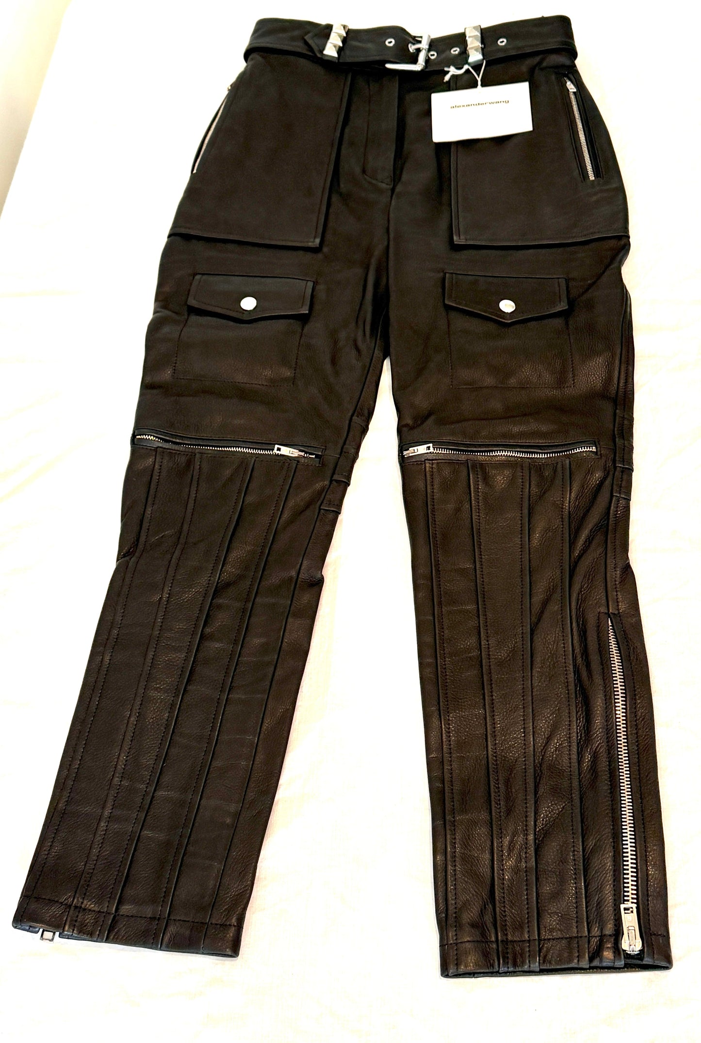 Alexander Wang Moto Pant With Studded Belt Loops