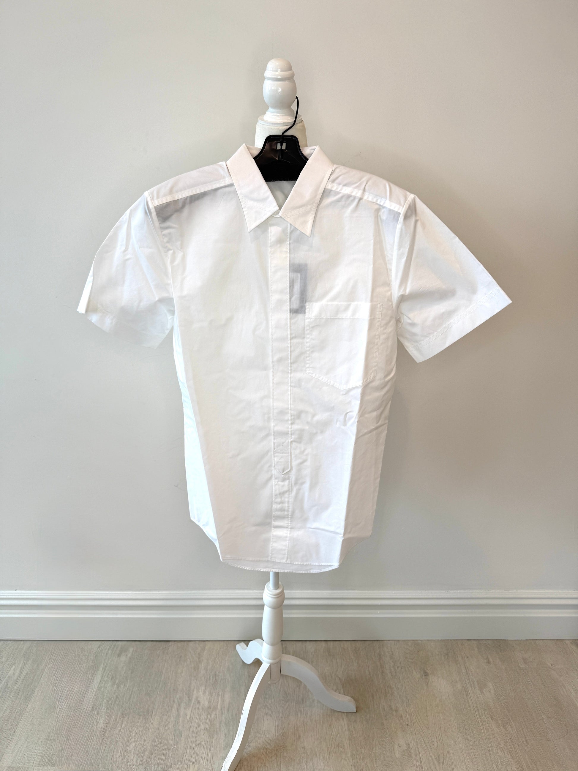 Alexander Wang Pocket Dress Shirt, short sleeve, 100% cotton, collared button-down from Men's Spring 2016 Collection, brand new with tags.