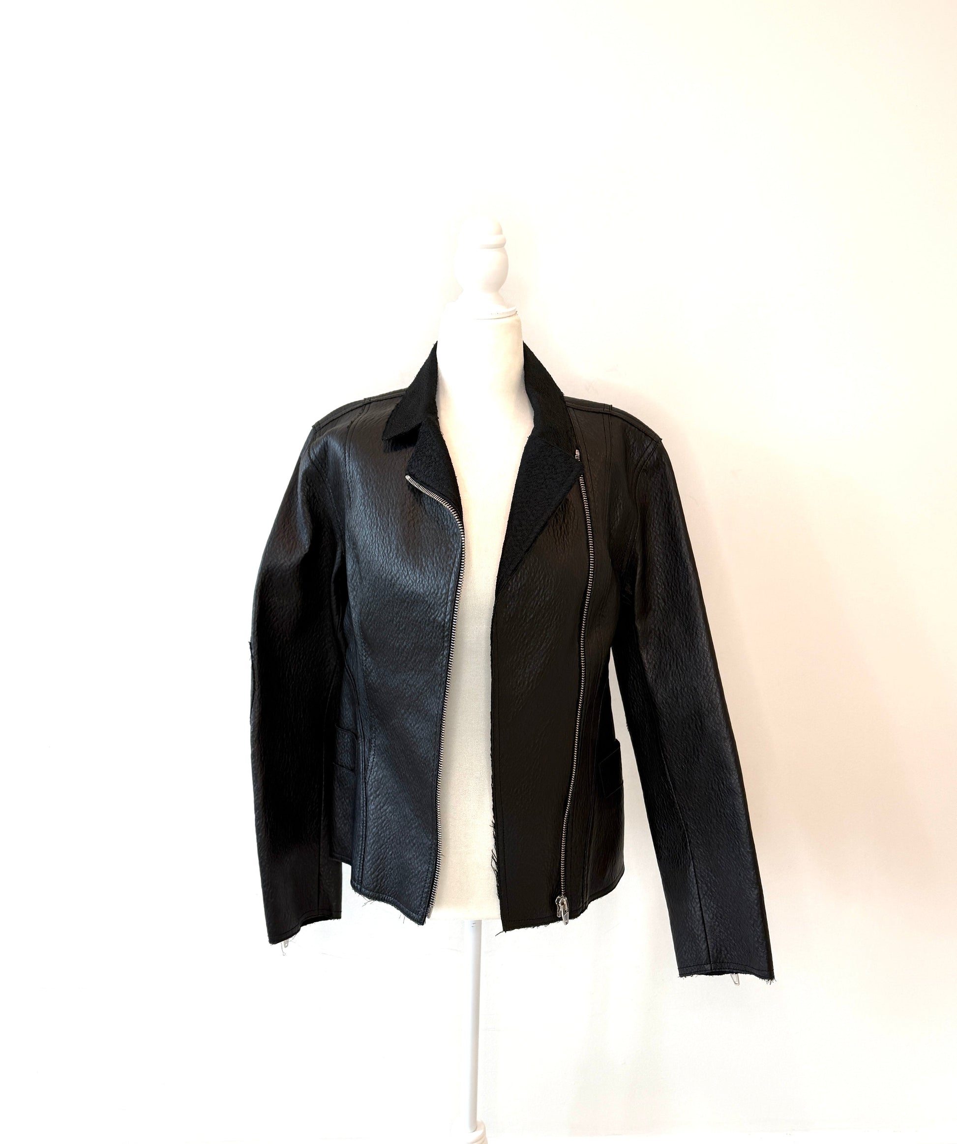 Alexander Wang Raven Leather Jacket, 100% lambskin, from Women's Pre-Fall 2014 Collection, sleek fit with versatile styling, brand new with tags.