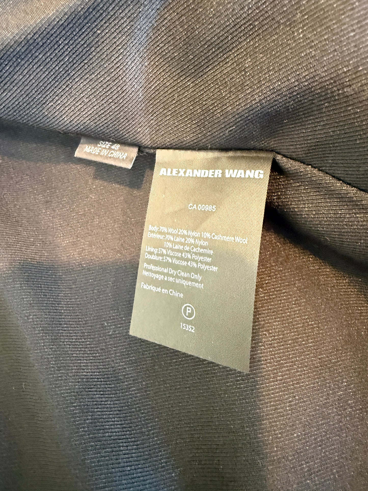 Alexander Wang Saddle Elongated Bomber
