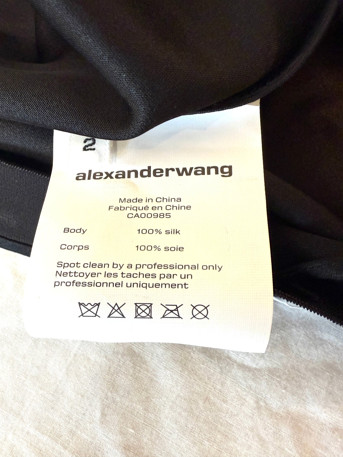 Alexander Wang Skirt with Safety Pin Embroidery