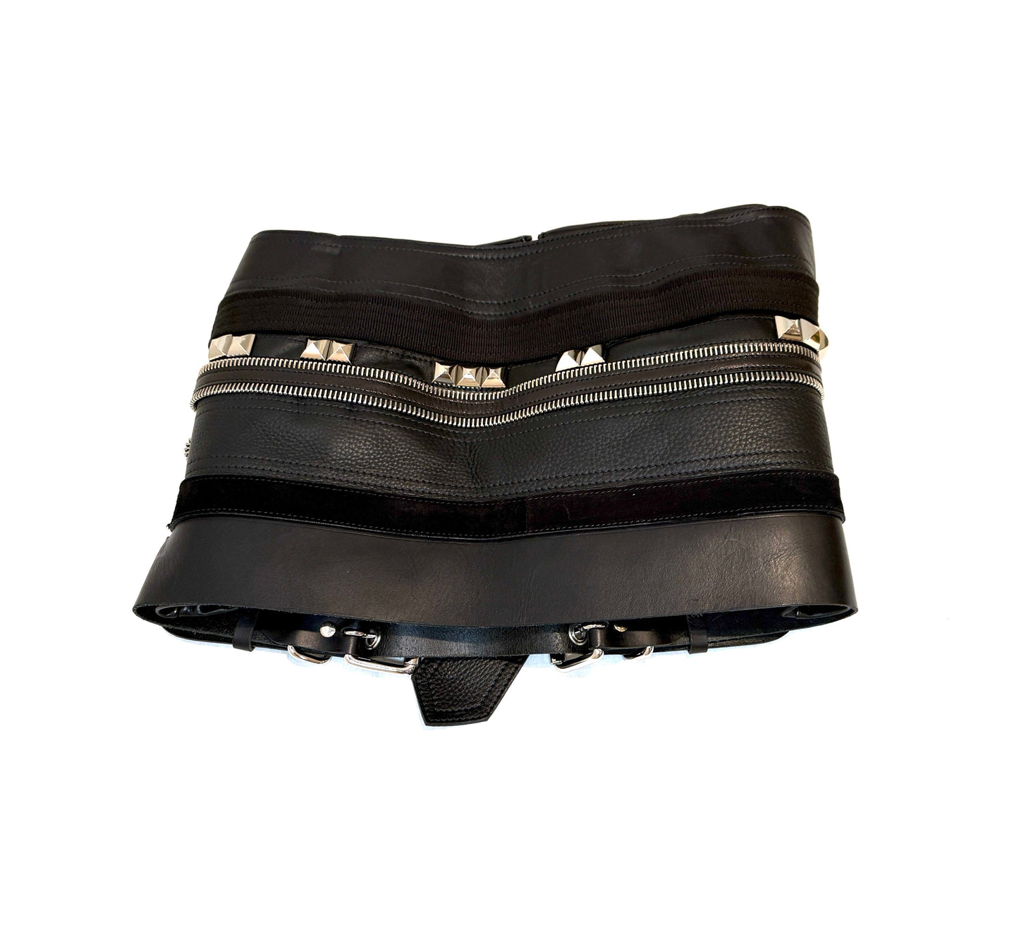 Alexander Wang Stacked Belt Mini Skirt