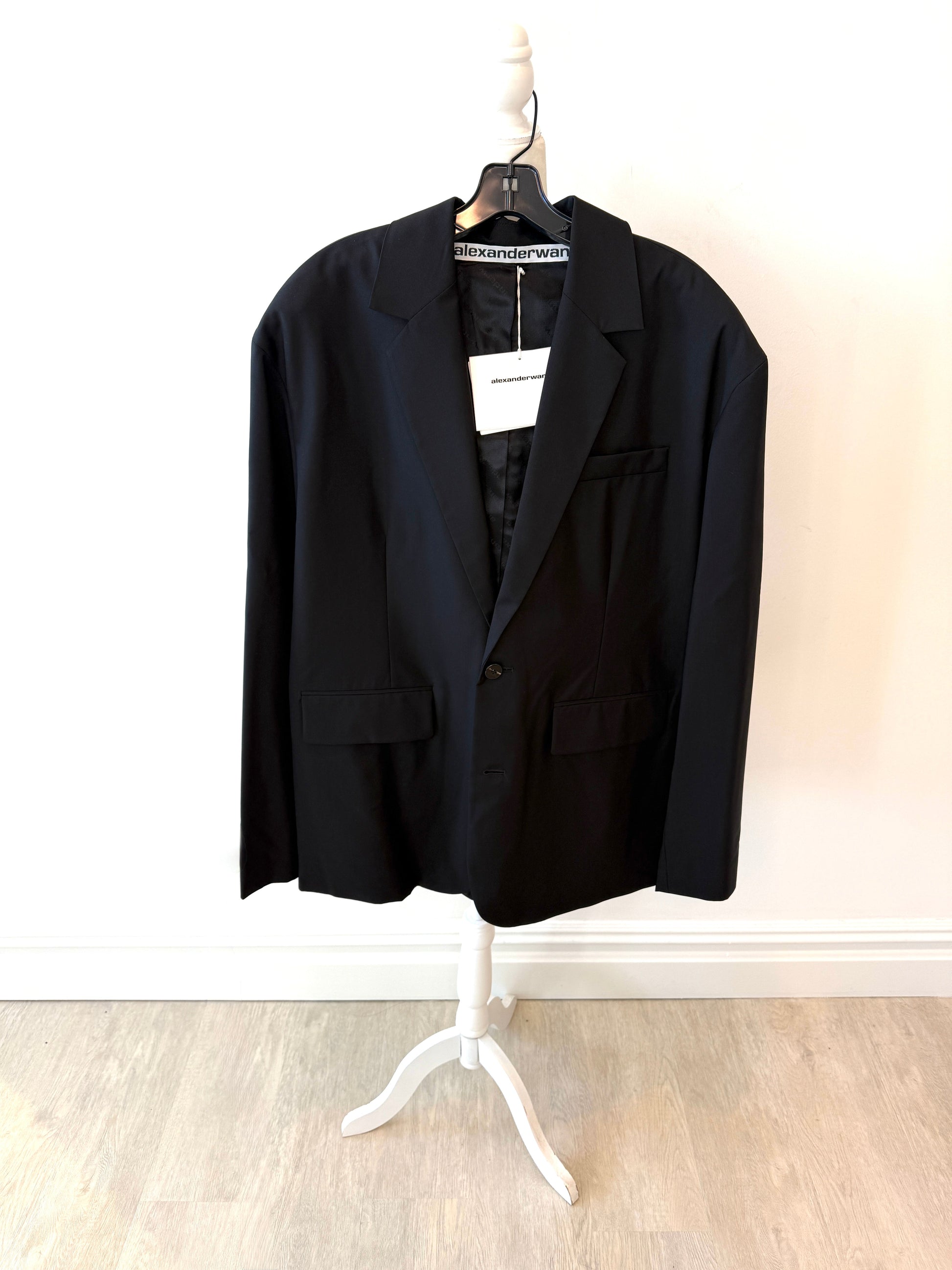 Alexander Wang Wool Mohair Suiting Jacket, premium wool blend, tailored fit, brand new with tags.