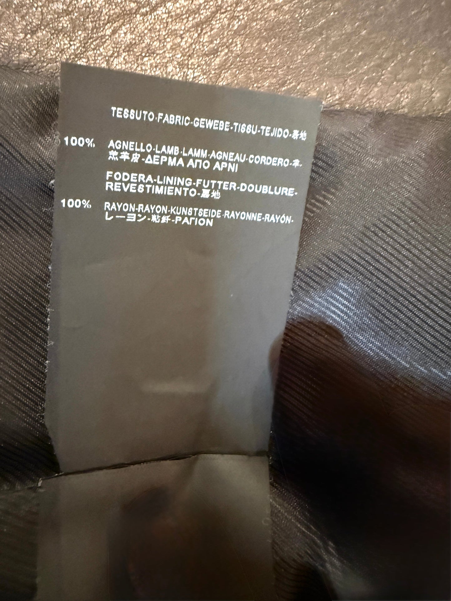 Balenciaga Leather Biker Jacket