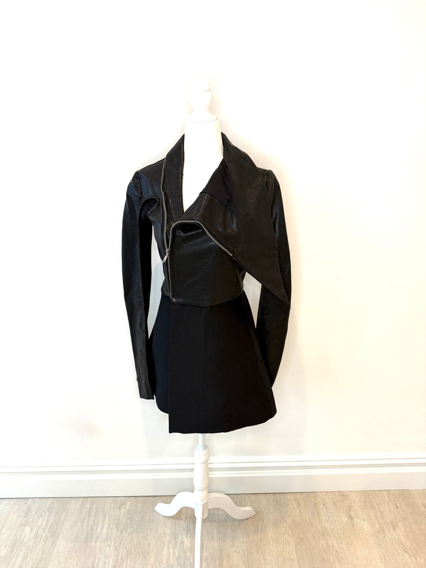 Rick Owens Leather Dress Jacket