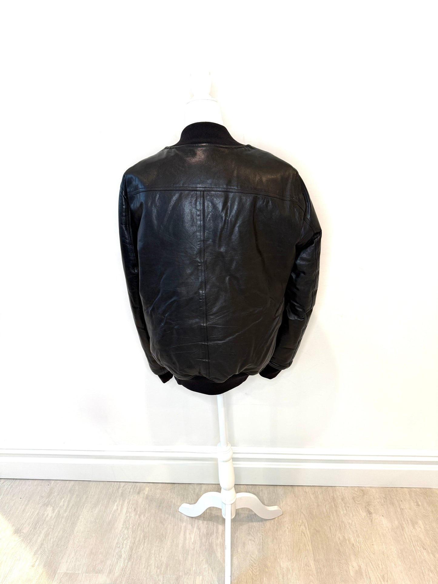 Rick Owens Puffed Leather Jacket